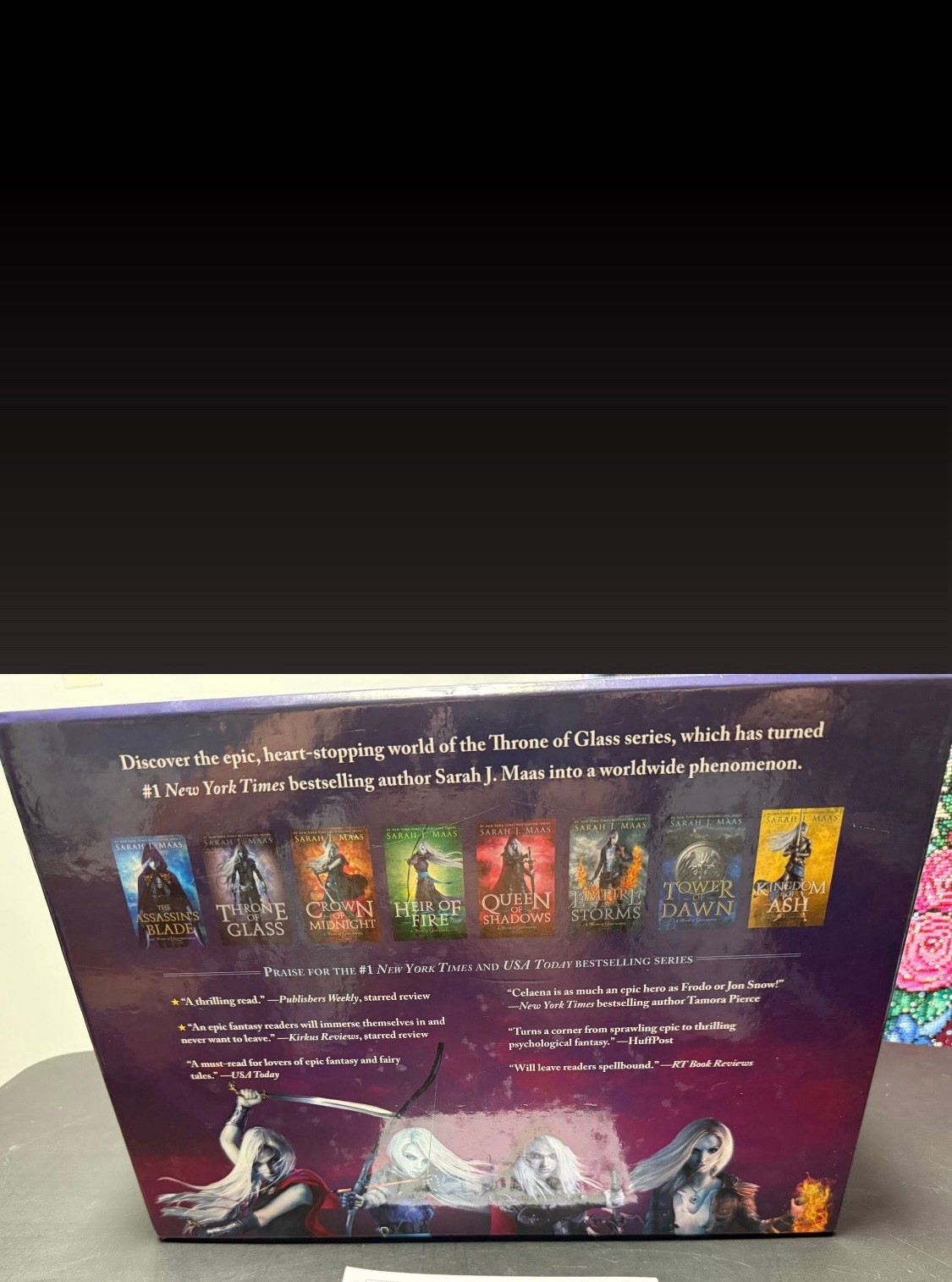Throne Of Glass Box Set, Hardcover Out Of Print Dust Jackets,Sarah J MAAS. VHTF