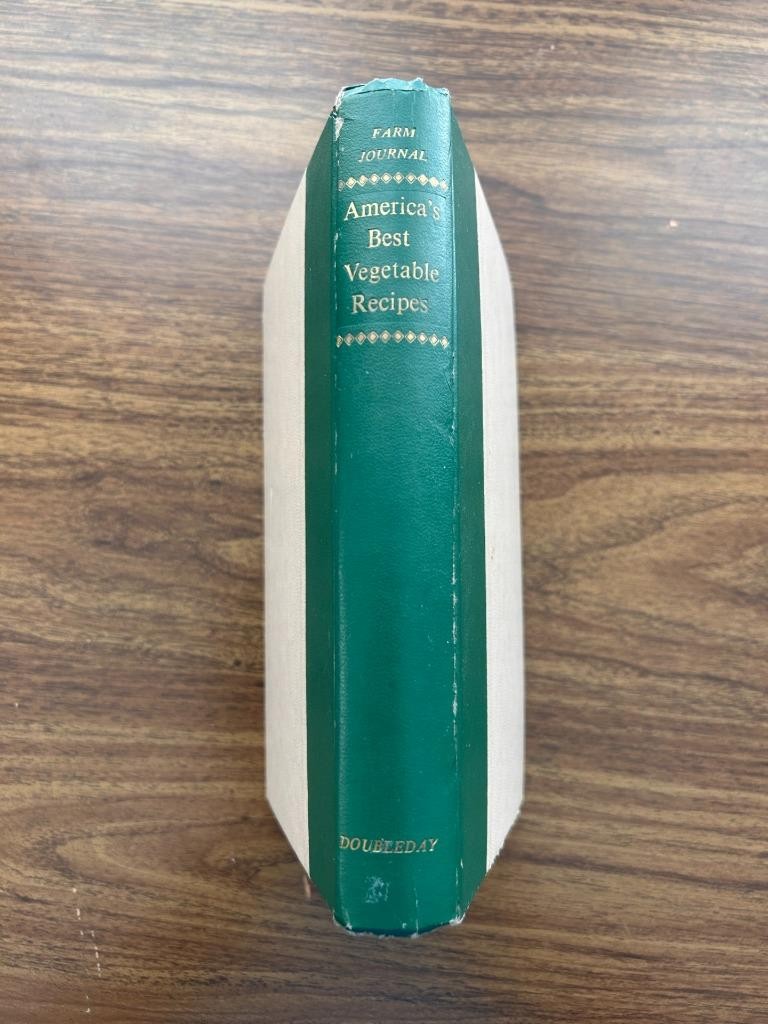 Americas Best Vegetable Recipes Cookbook 1970 vintage Farm Journal 336 pages