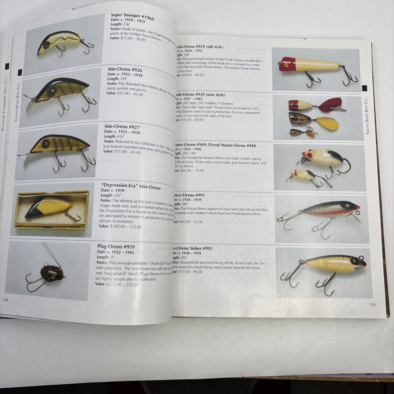 Fishing Lure Collectibles • An Encyclopedia Of The Modern Era, 1940 To Present