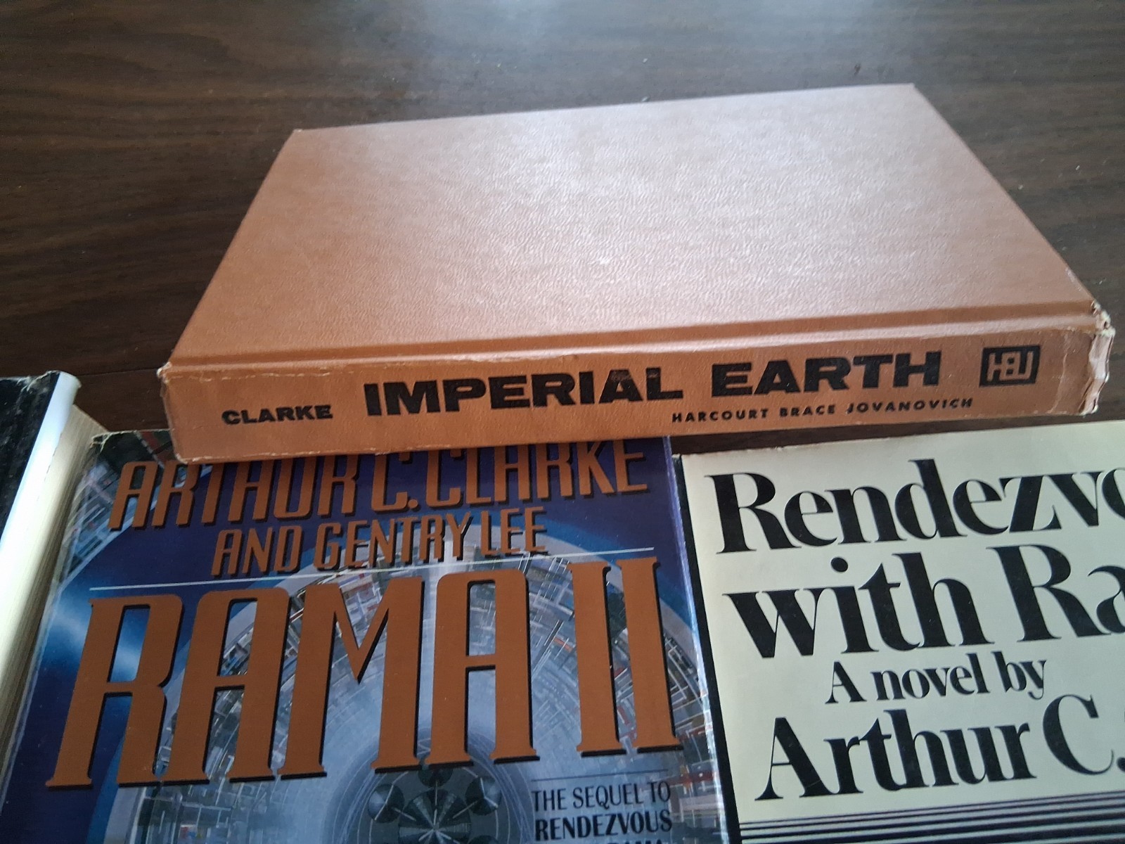 Lot of 9 Sci-Fi Hardcover Books Arthur C. Clarke See Photos