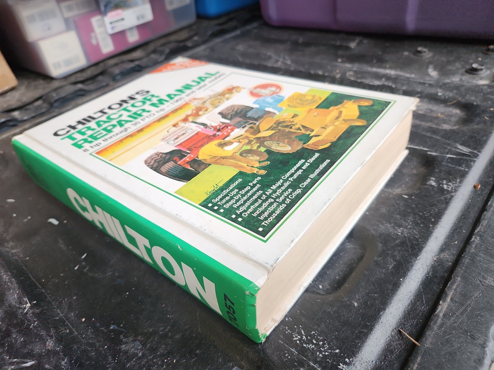 Chilton 7057 Tractor Repair Manual 8hp-30 PTOhp 1960 & Later Lawn Garden Utility