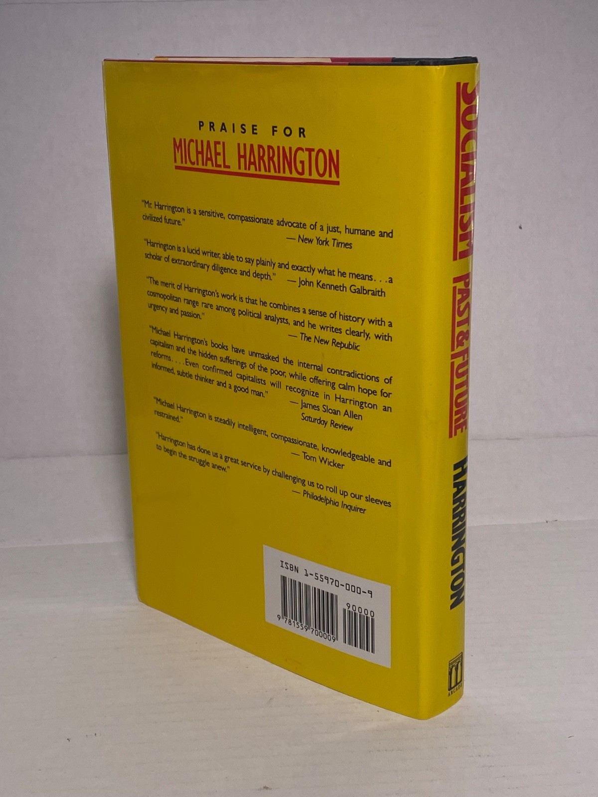 Socialism: Past and Future by Michael Harrington FIRST ED/FIRST PRT 1989 HJ/DJ