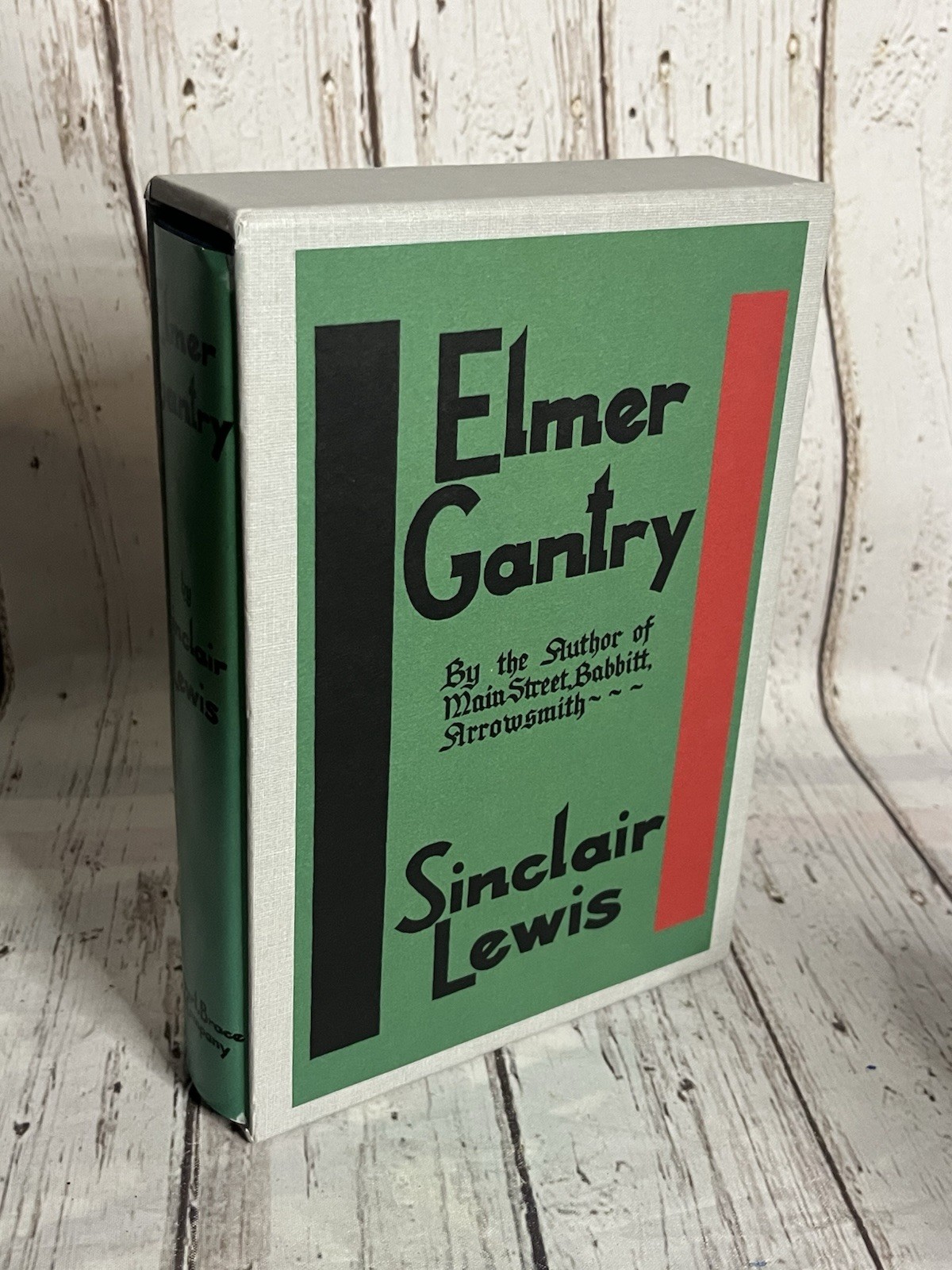 Elmer Gantry – Sinclair Lewis – 1927 Novel – First Edition Library Facsimile HC