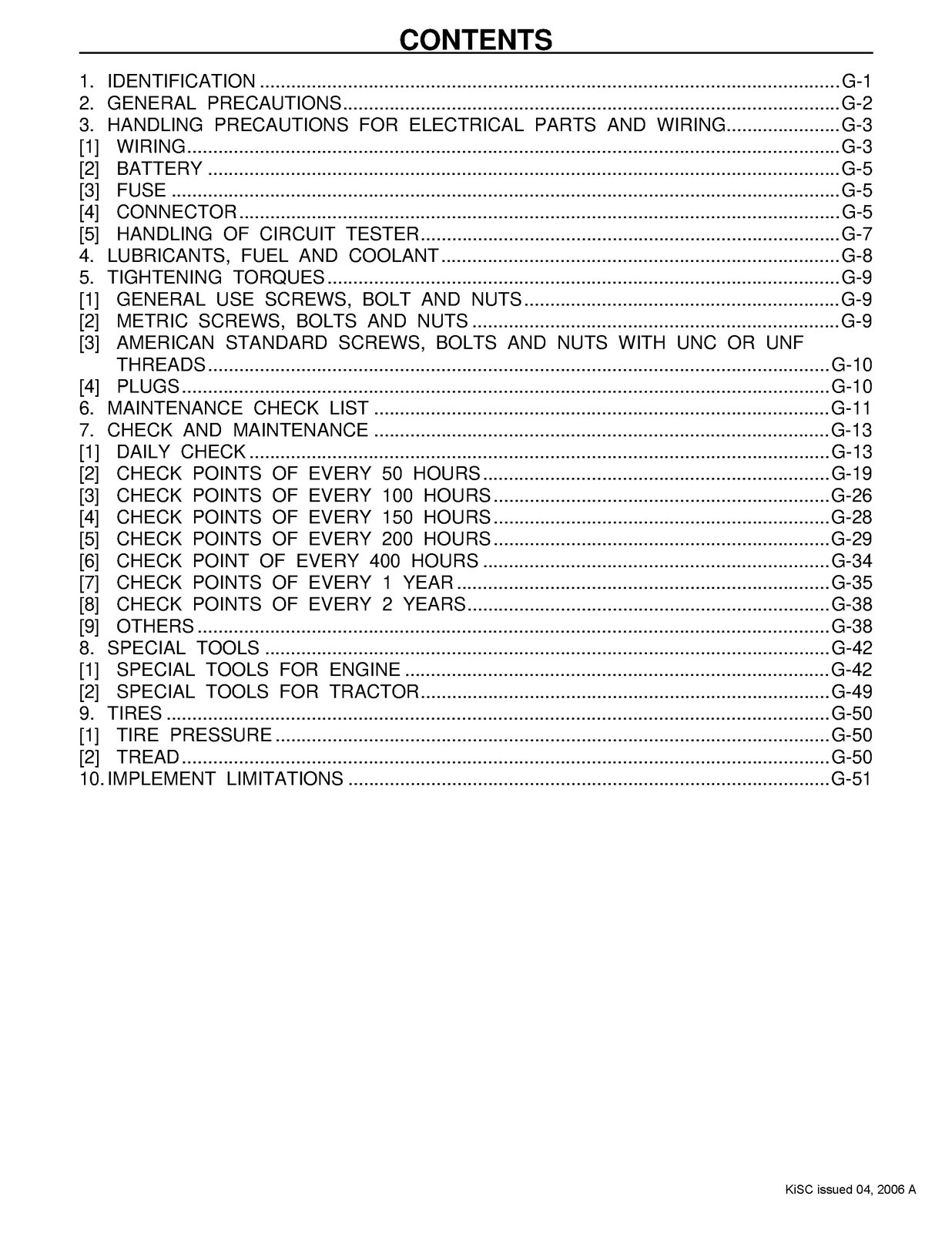 KUBOTA GR2100EC Riding Mower Workshop Manual 2005 – WIRE BIND – TOUGH COVERED