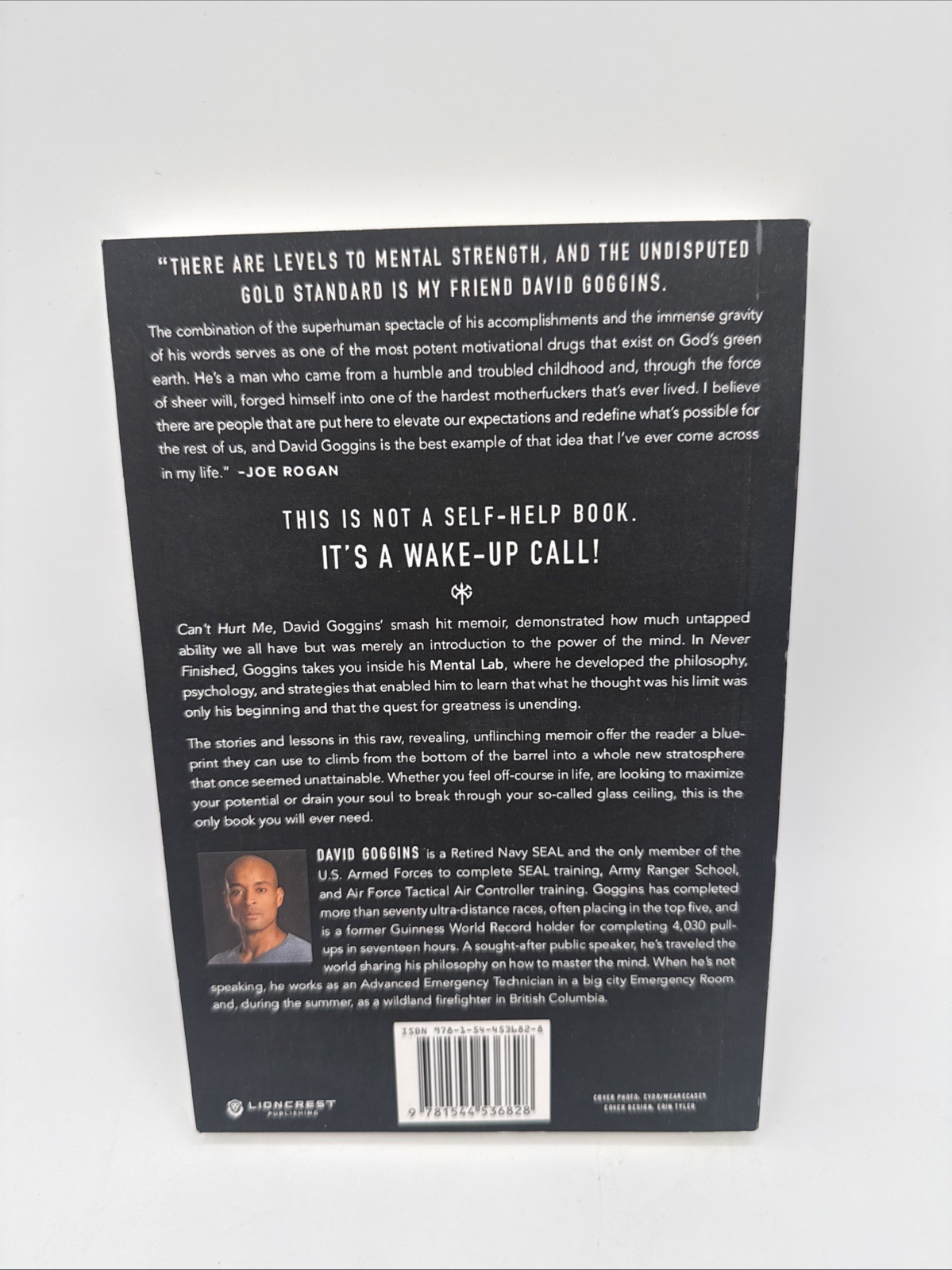 Never Finished: Unshackle Your Mind and Win the War Within, by David Goggins 1st