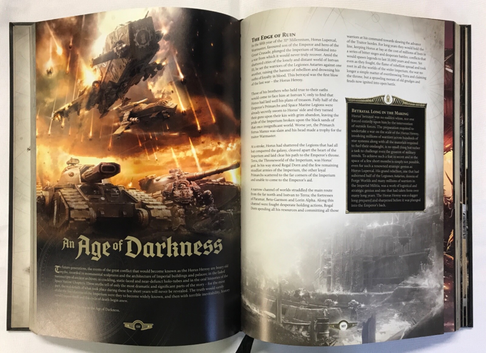 Games Workshop Horus Heresy Age of Darkness Rulebook – Like New.