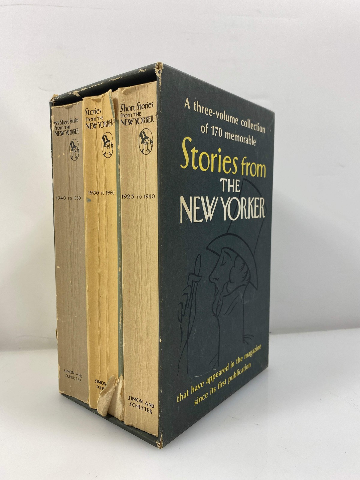 Three Vol. of 170 Short Stories from the New Yorker 1965 SC Slip Case
