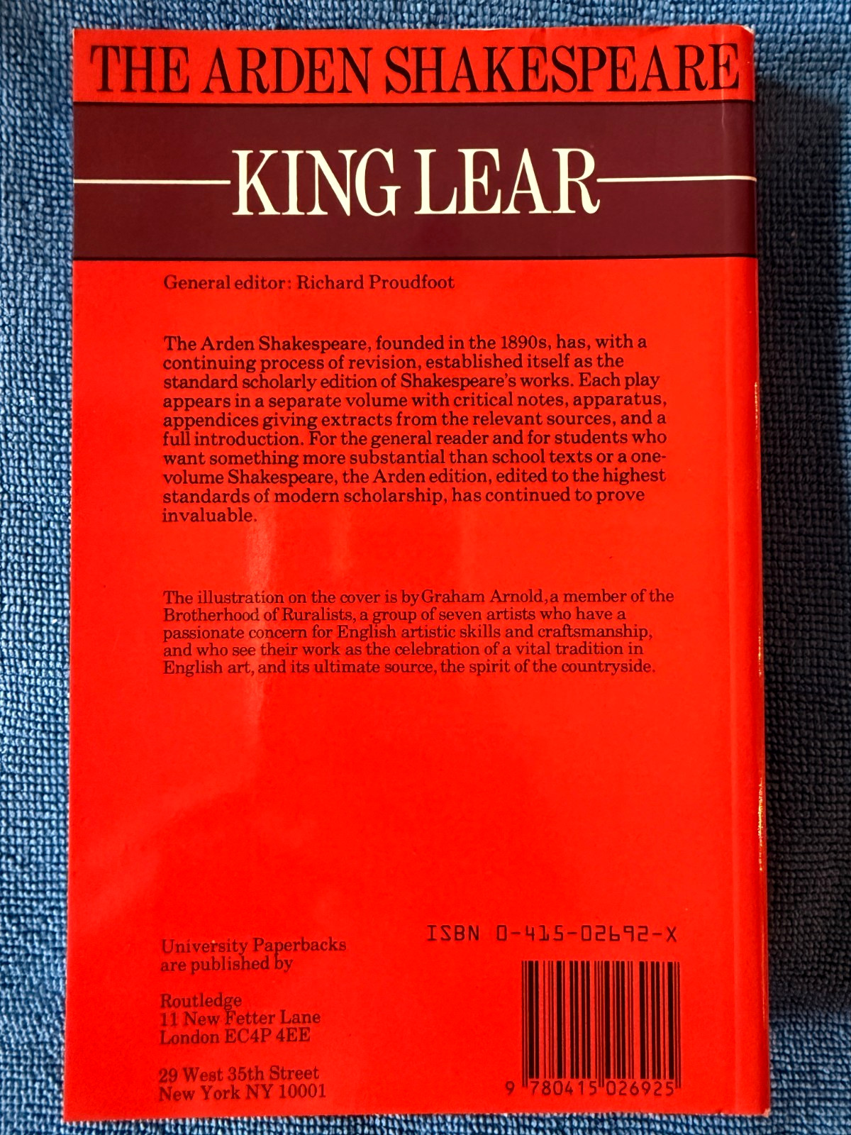 lot x 5 The Arden Shakespeare PB Play Books Romeo And Juliet, Othello, King Lear