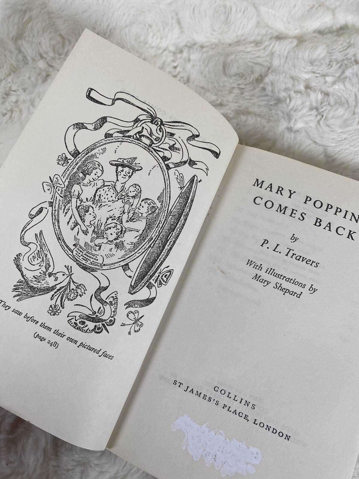 Mary Poppins Comes Back, P.J. Travers 1965, Vintage Beloved Book W/ Dust Cover