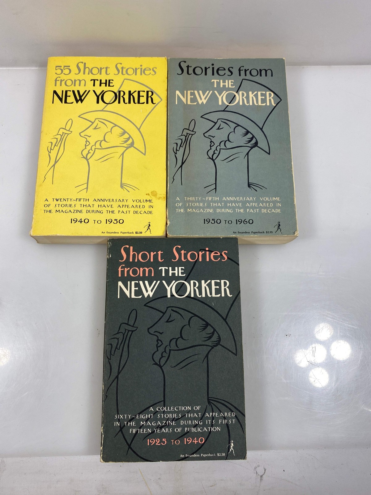 Three Vol. of 170 Short Stories from the New Yorker 1965 SC Slip Case