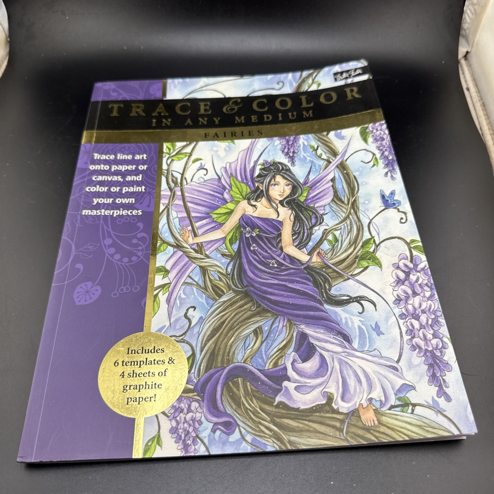 Fairies : Trace Line Art onto Paper or Canvas, and Color or Paint Your Own…