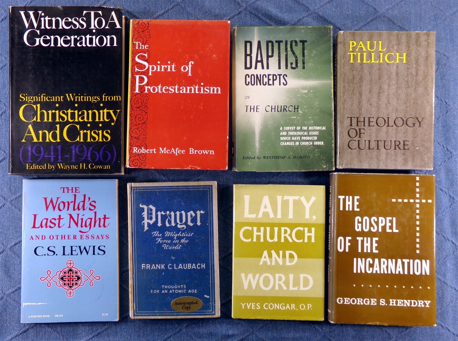Vintage Theology: 25x Book Lot (3 Signed) Religion Christian Spiritual Faith God
