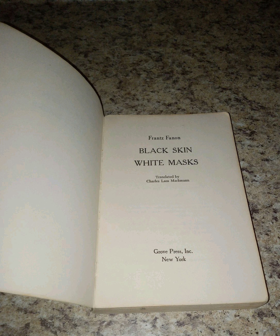 Black Skin White Masks Frantz Fanon 1967 3rd Print GROVE PRESS Vintage Book