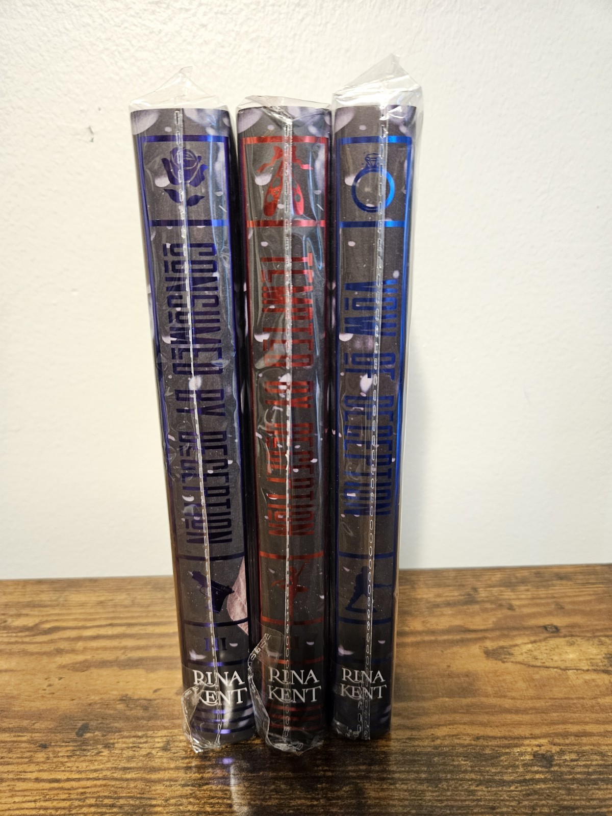 Deception Trilogy Rina Kent Baddies Book Box Signing Edition BB4E Exclusive New