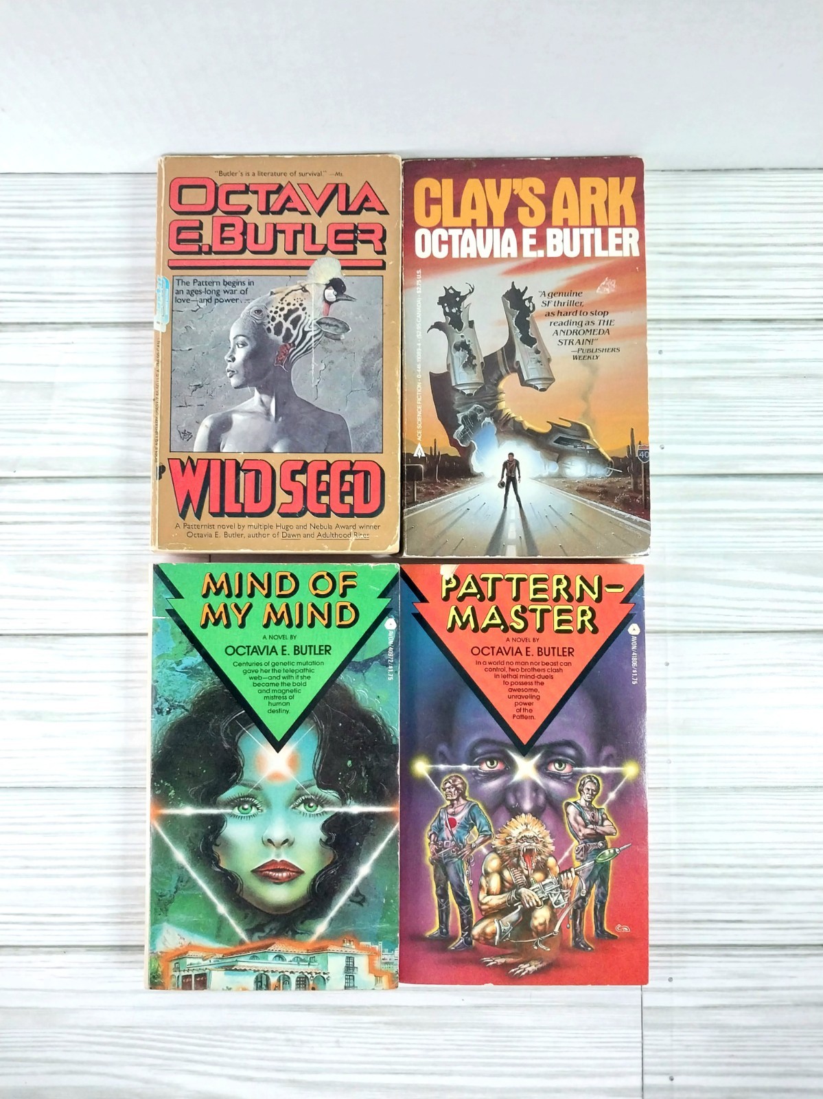 OCTAVIA BUTLER☆ The Patternist Series~Vintage Paperback Lot of 4 First Printing