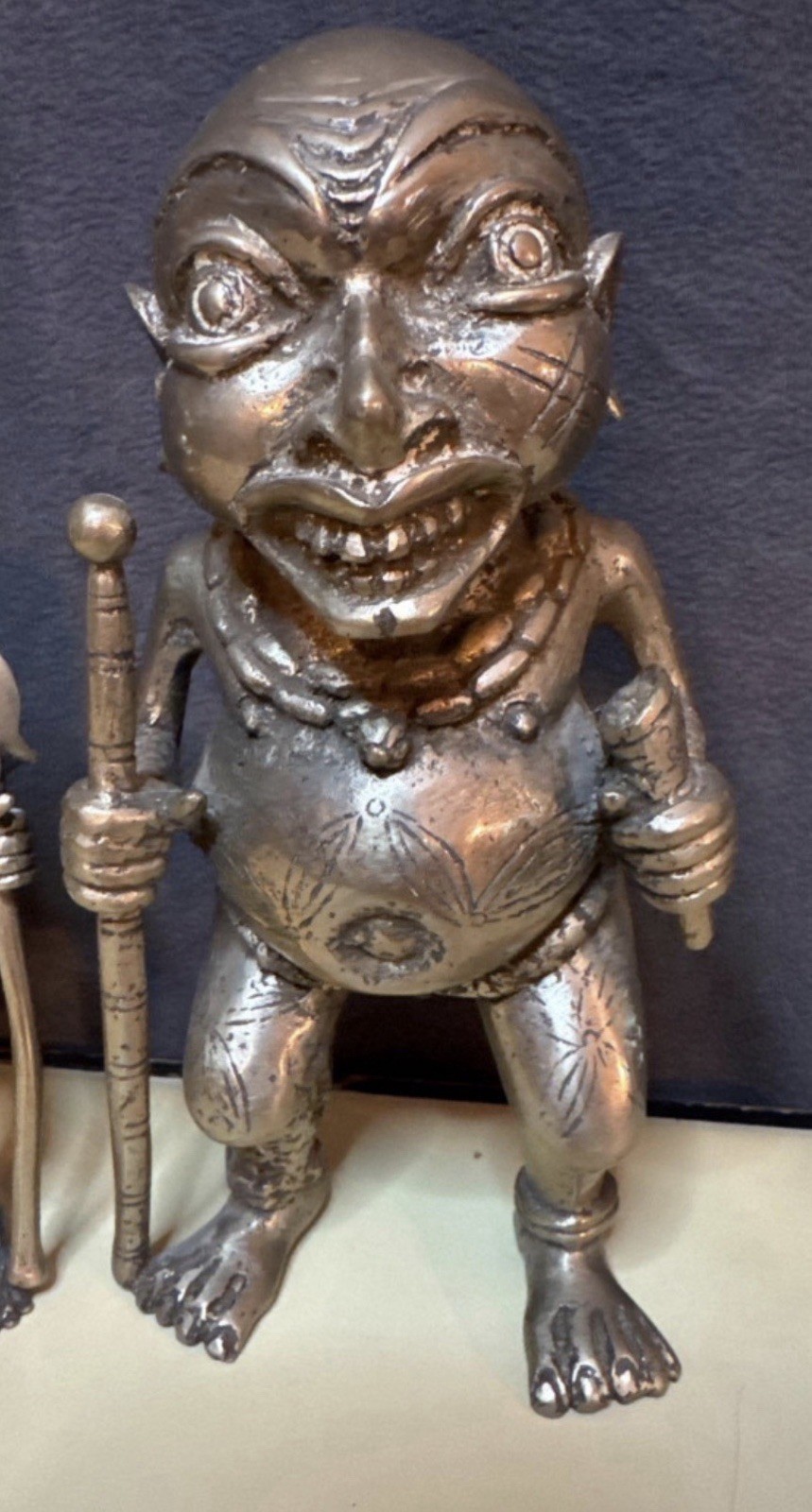 Bronze Edo people Benin Kingdom in Nigeria or the Bamum/Tikar people in Cameroon