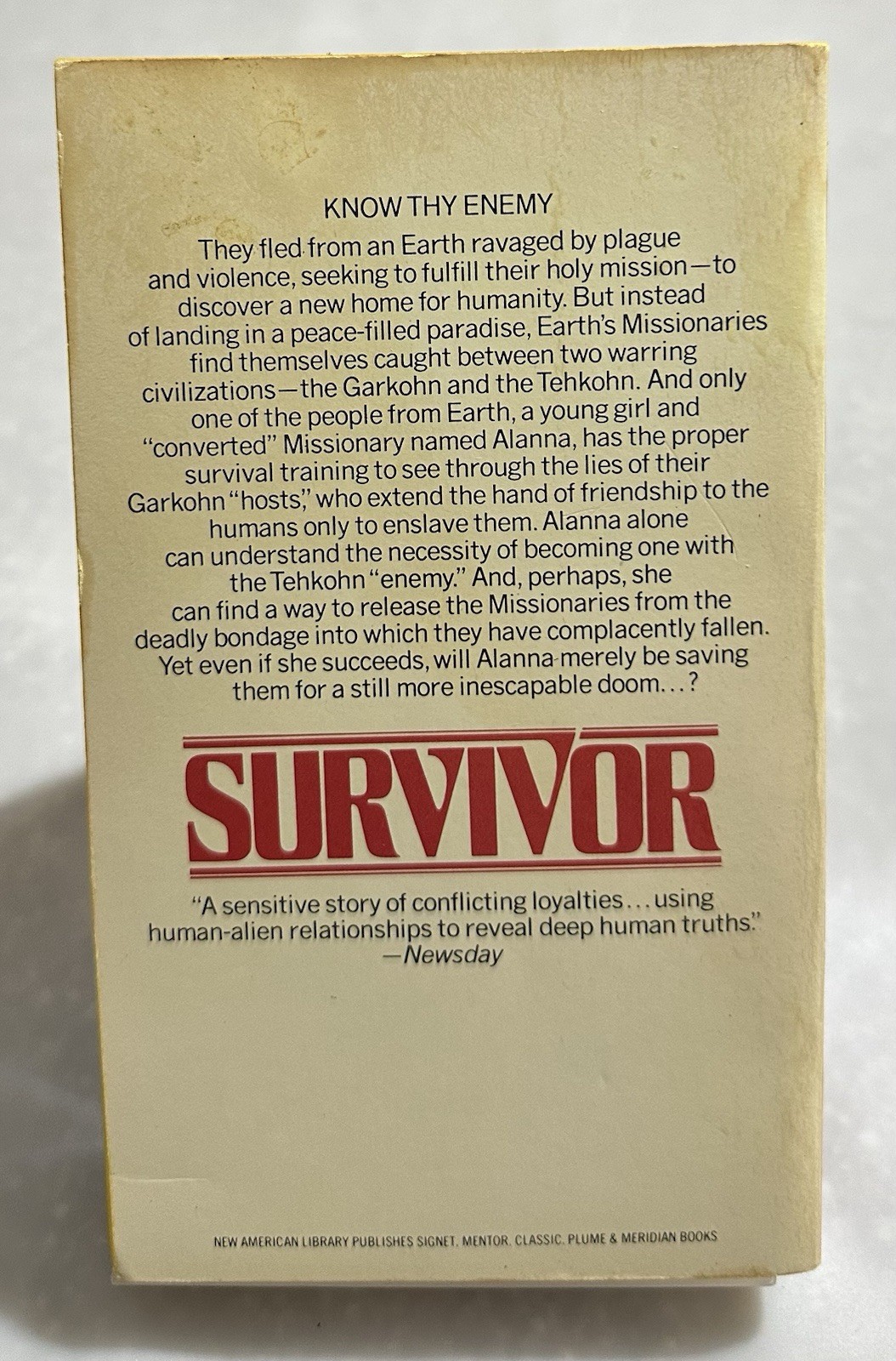 Survivor By Octavia E. Butler 1979 First Signet Printing Paperback *RARE* Sci-Fi
