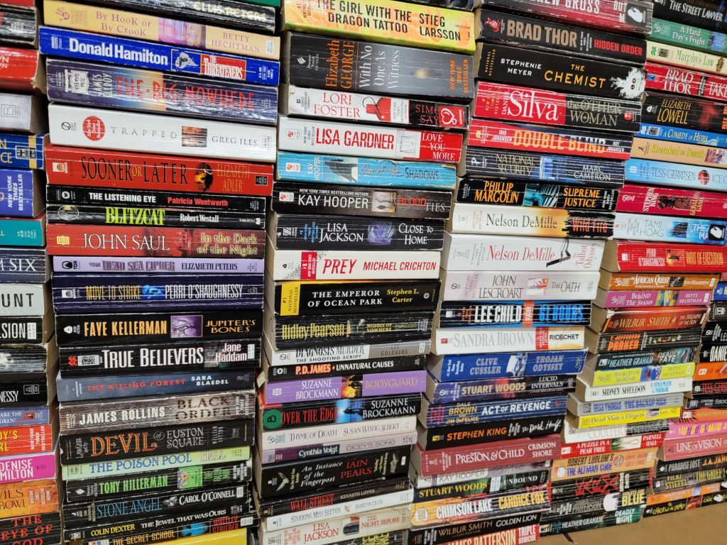 Books by Genre 20 LBS (Pounds) Box Value Lot Sorted Fiction/Nonfiction HB/PB SET