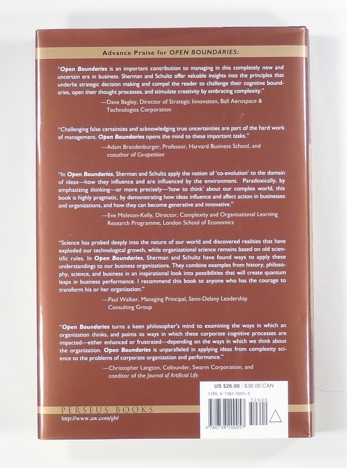 1998 OPEN BOUNDARIES complexity BUSINESS innovation emergence co-evolution FIRST