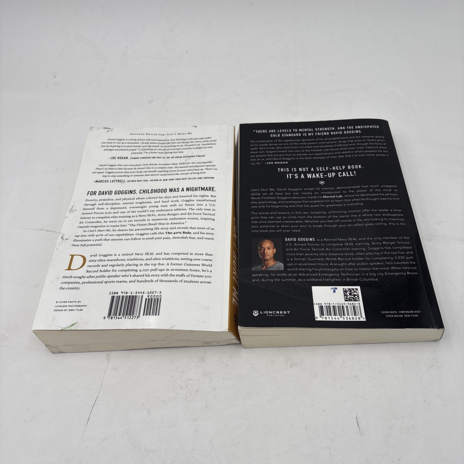 Can’t Hurt Me + Never Finished by David Goggins – 2 Book Set I1-10