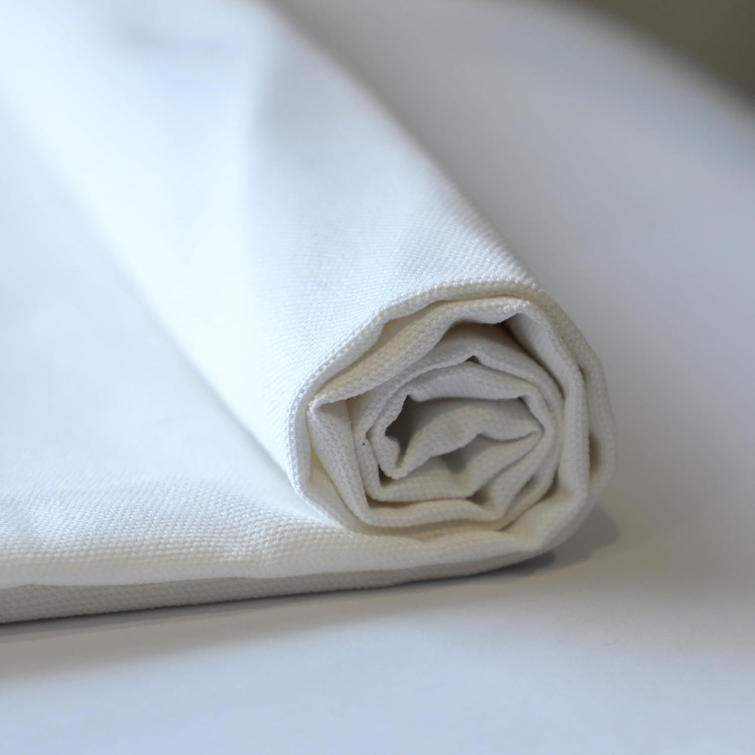 Canvas Fabric by the Yard, 59” Wide, 10Oz Premium Natural Cotton Duck Canvas Fa