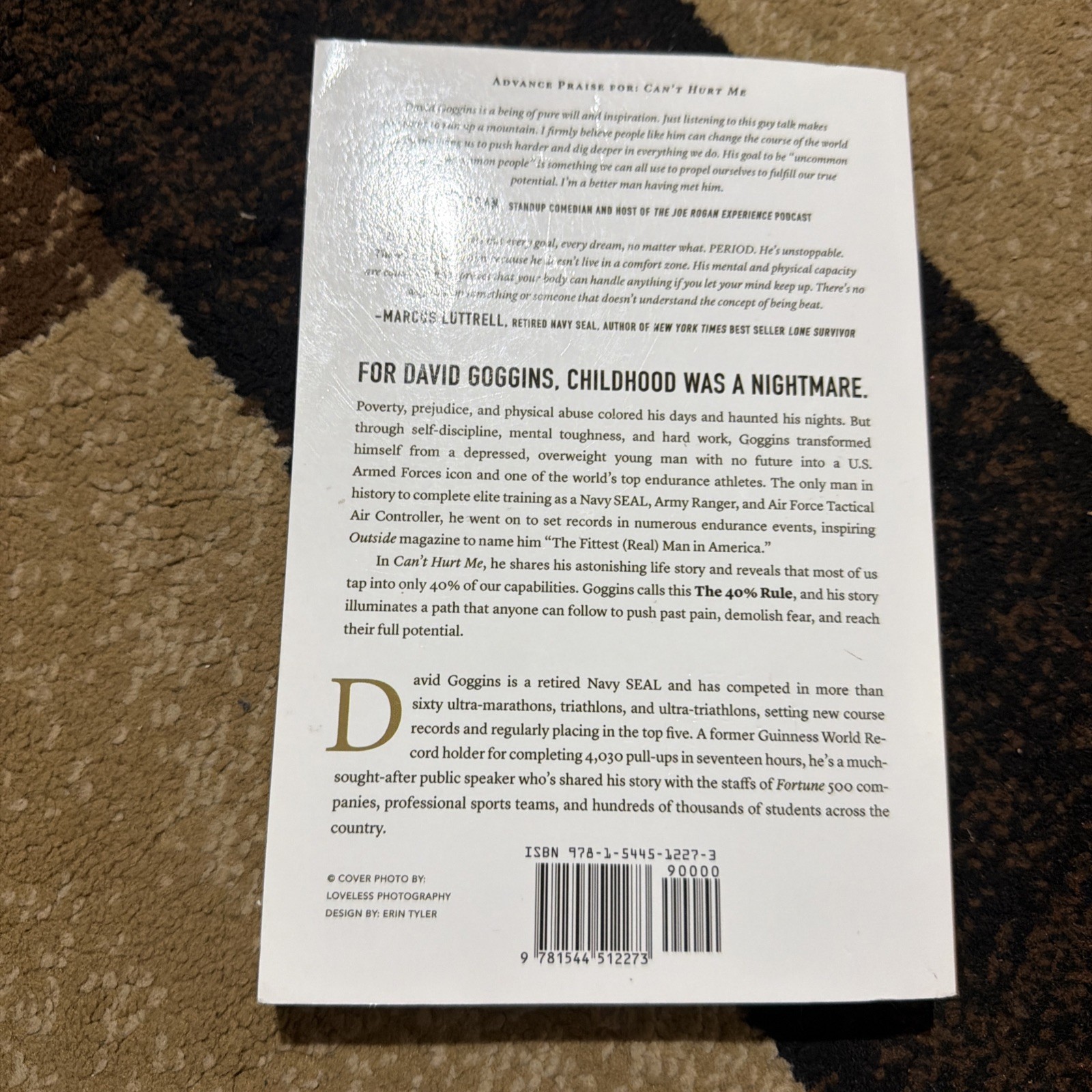 Can’t Hurt Me : Master Your Mind and Defy the Odds by David Goggins (2018, Trade
