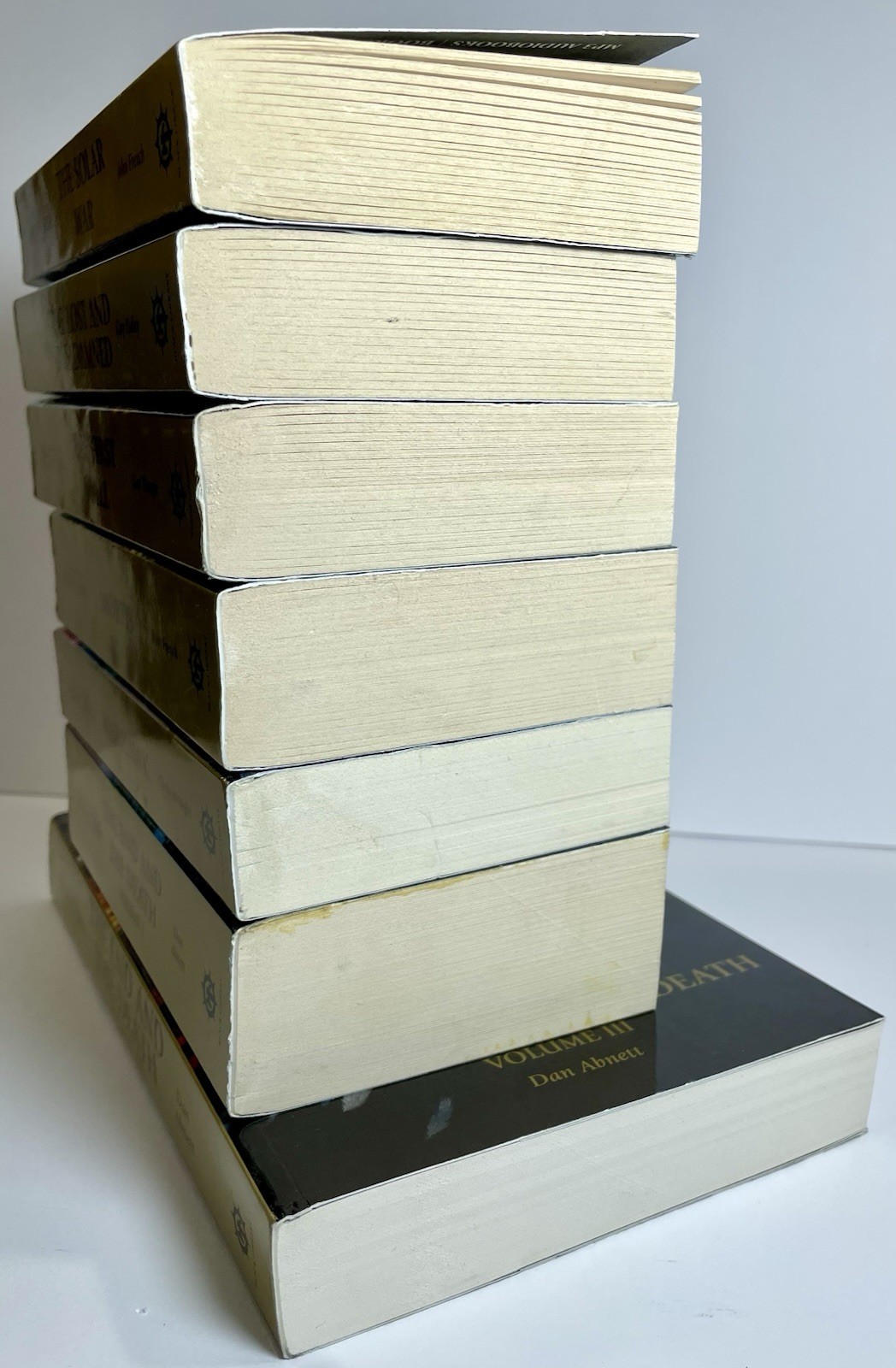 7x Warhammer The Horus Heresy Siege Of Terra Book Lot 1-3 5 6 8 10 Sci-fi Series