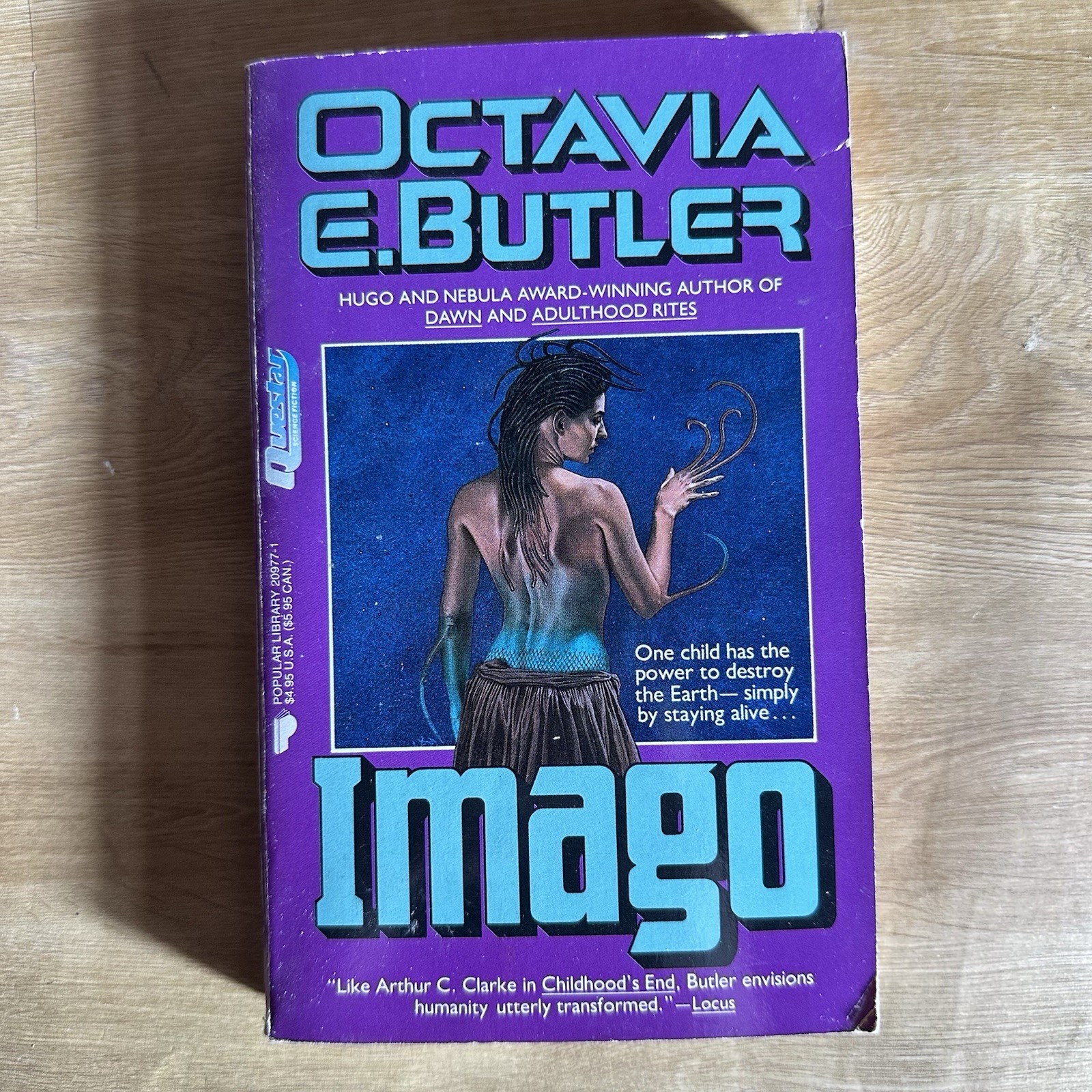 Imago Octavia E. Butler Xenogenesis Vintage Paperback Questar 1st Printing Book