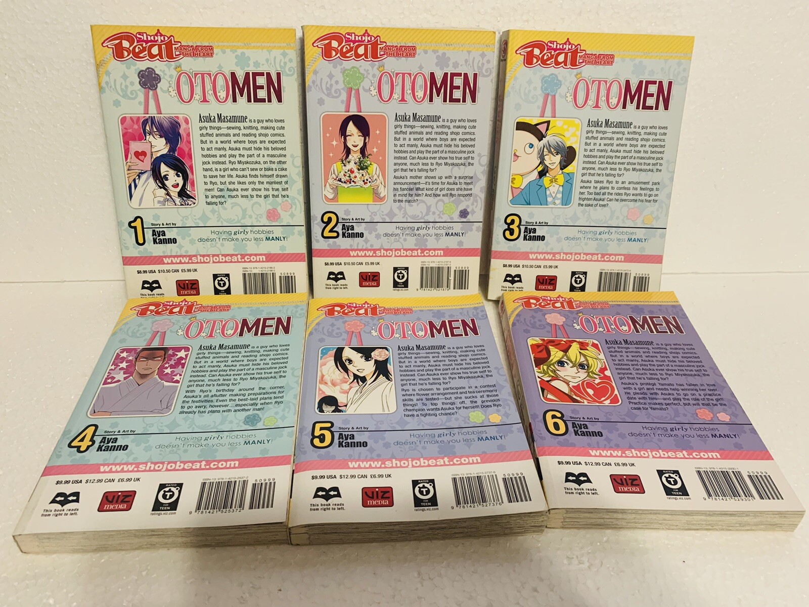Otomen Manga Lot Volumes 1-11 In English rare