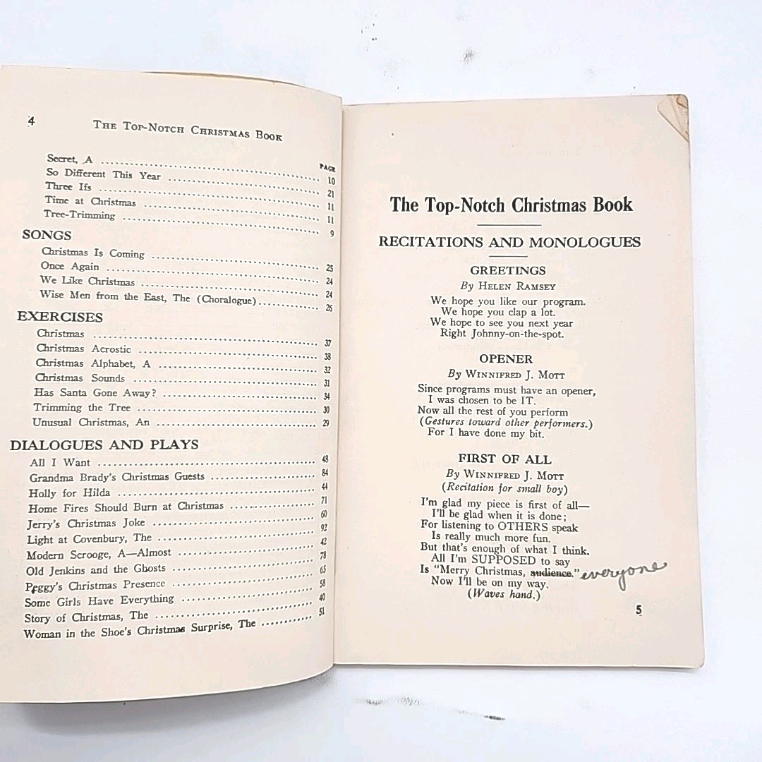 The Top-Notch Christmas Book Bugbee’s Popular Books Paperback 1943