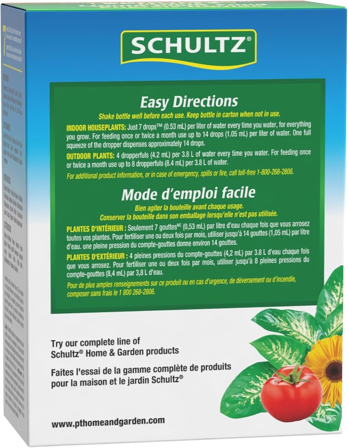Made in the USA, 8 oz All-Purpose 10-15-10 Plant Food for Vibrant Plants