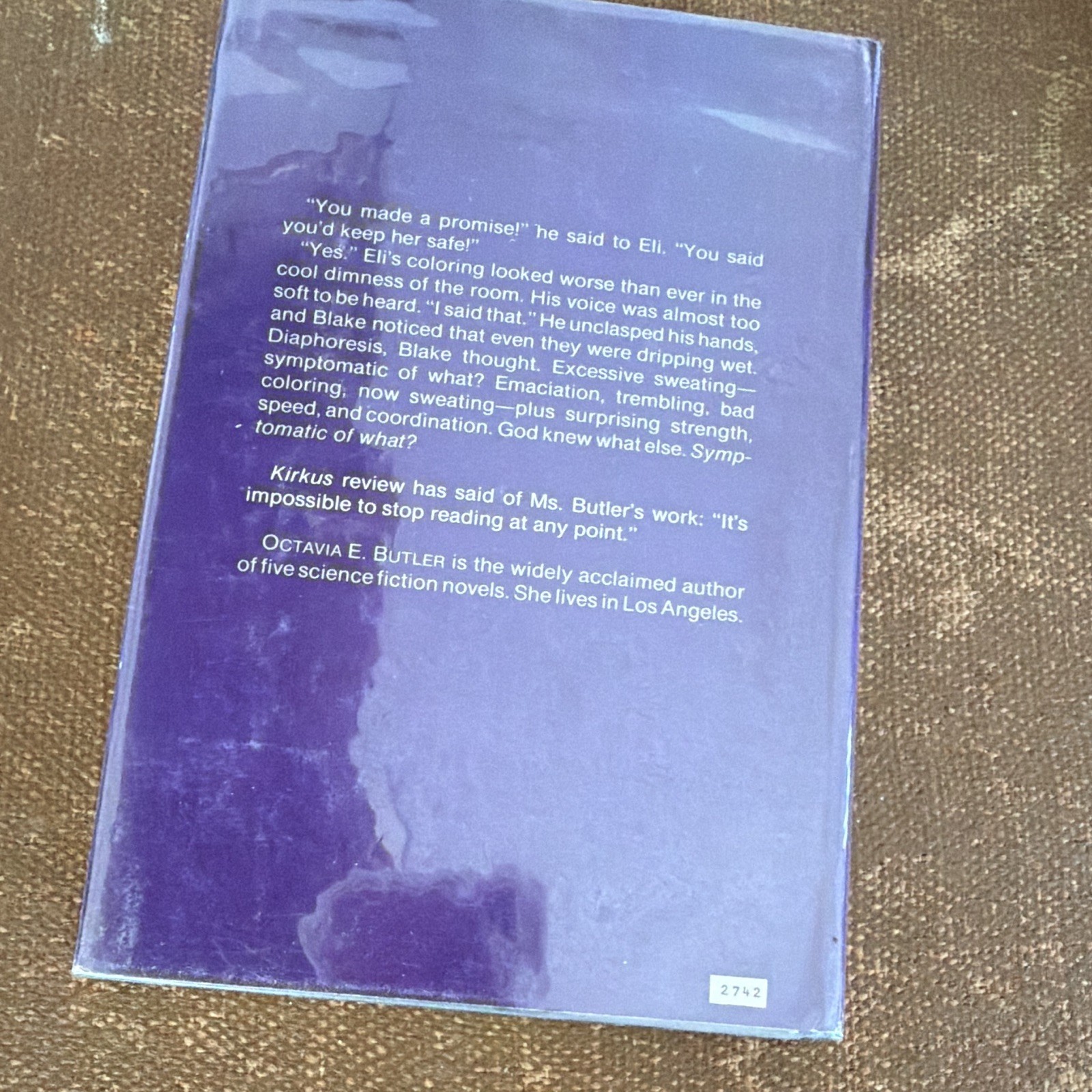 Octavia E. Butler Clay’s Ark Hardcover 1984 Sci-Fi Patternist DJ