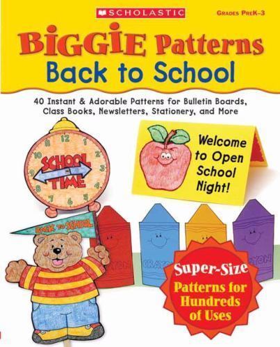 Biggie Patterns: Back to School: 40 Insta- 0439468426, paperback, Scholastic Inc