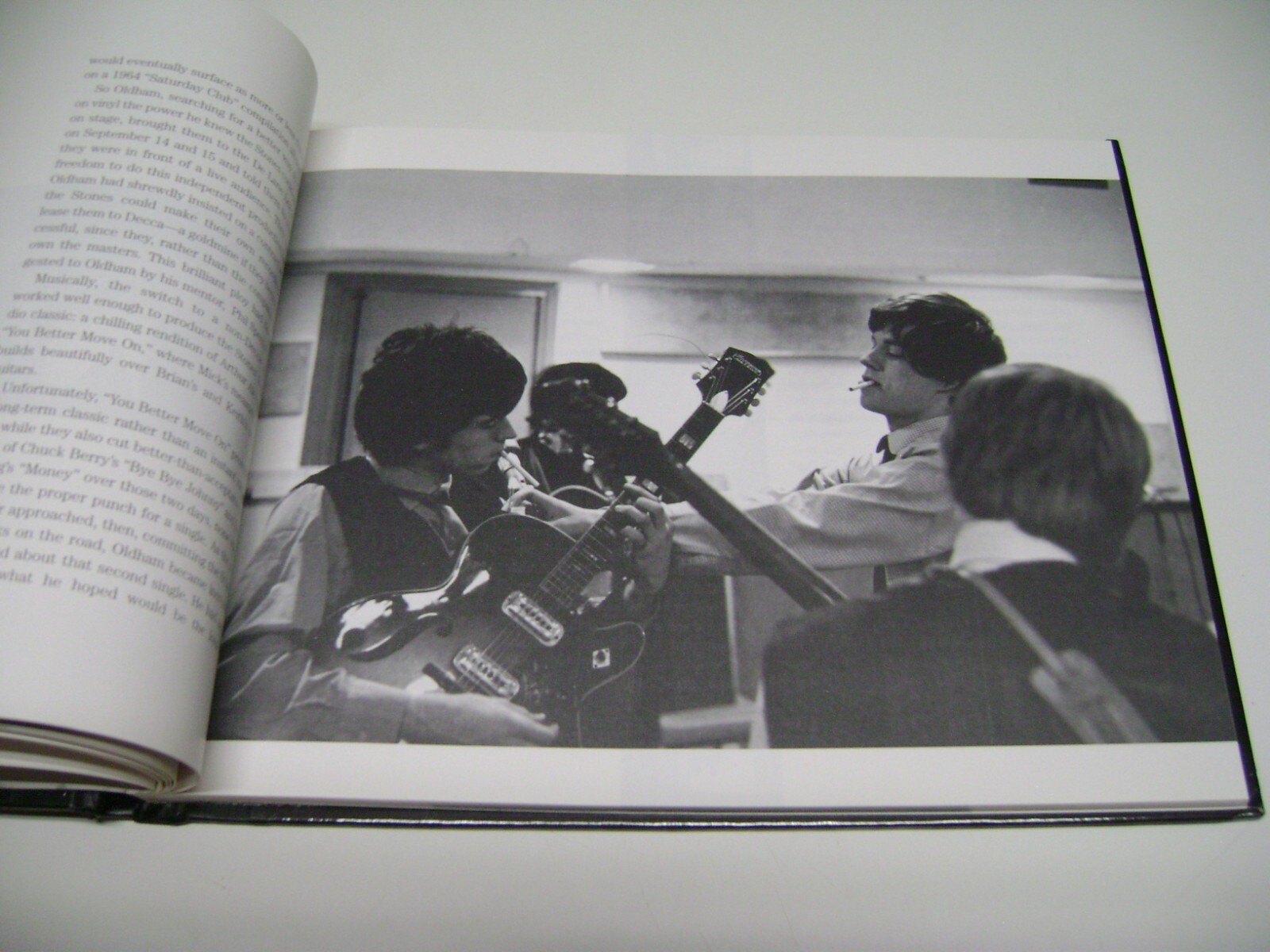 1995 Hardcover Book, THE ROLLING STONES, 10 3/4″ x 8 1/4″ x1/2″, 126 pages