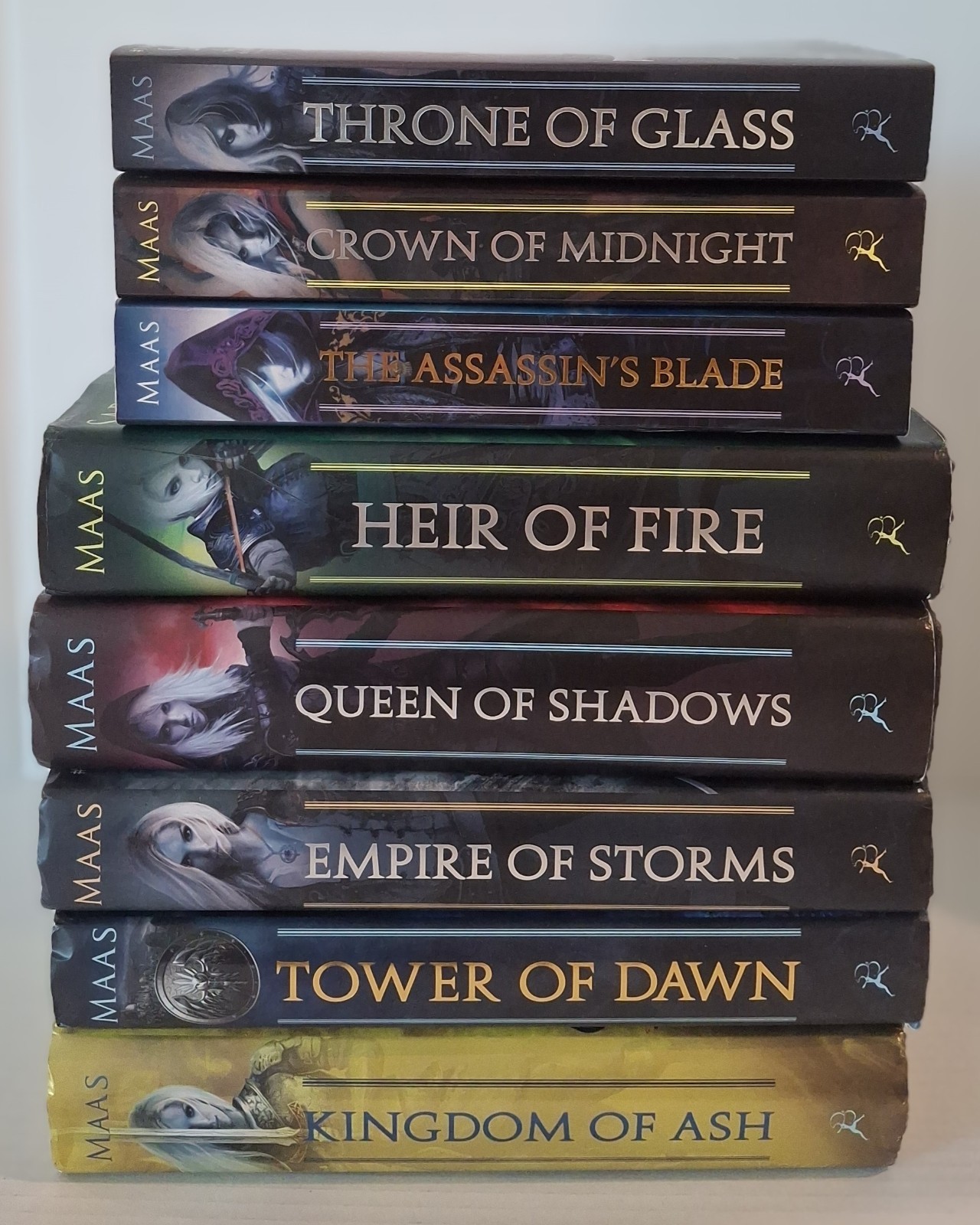 Sarah Maas Books 1-8 Complete Throne of Glass Series Read Description Lot Set