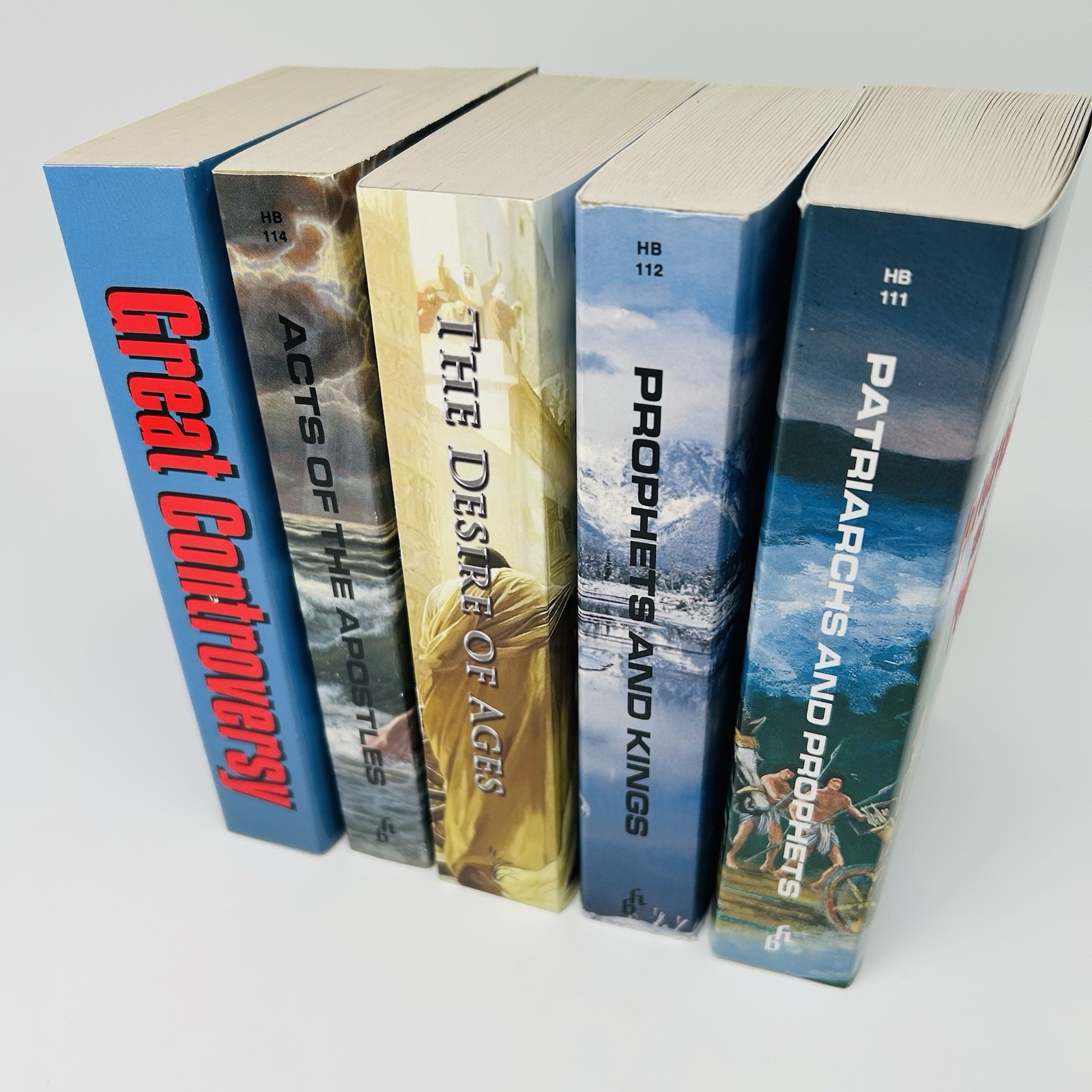 The Conflict of Ages Complete Series #1-5 by Ellen G White Paperbacks Lot of 5