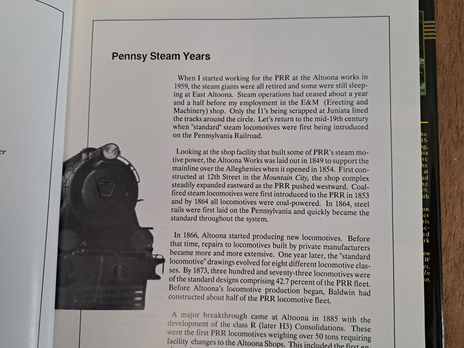 PENNSY STEAM YEARS – VOL. #1 – SWEETLAND – MORNING SUN – 128 PAGES *CLOSEOUTS