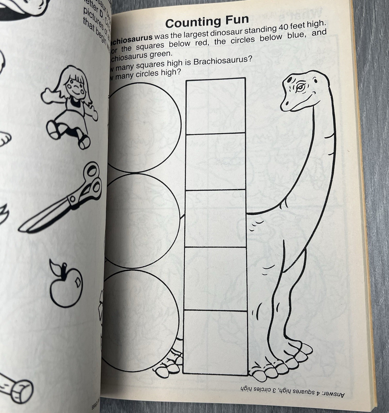 Dinosaurs Prehistoric World Coloring Activity Boom 1993 Vintage READ