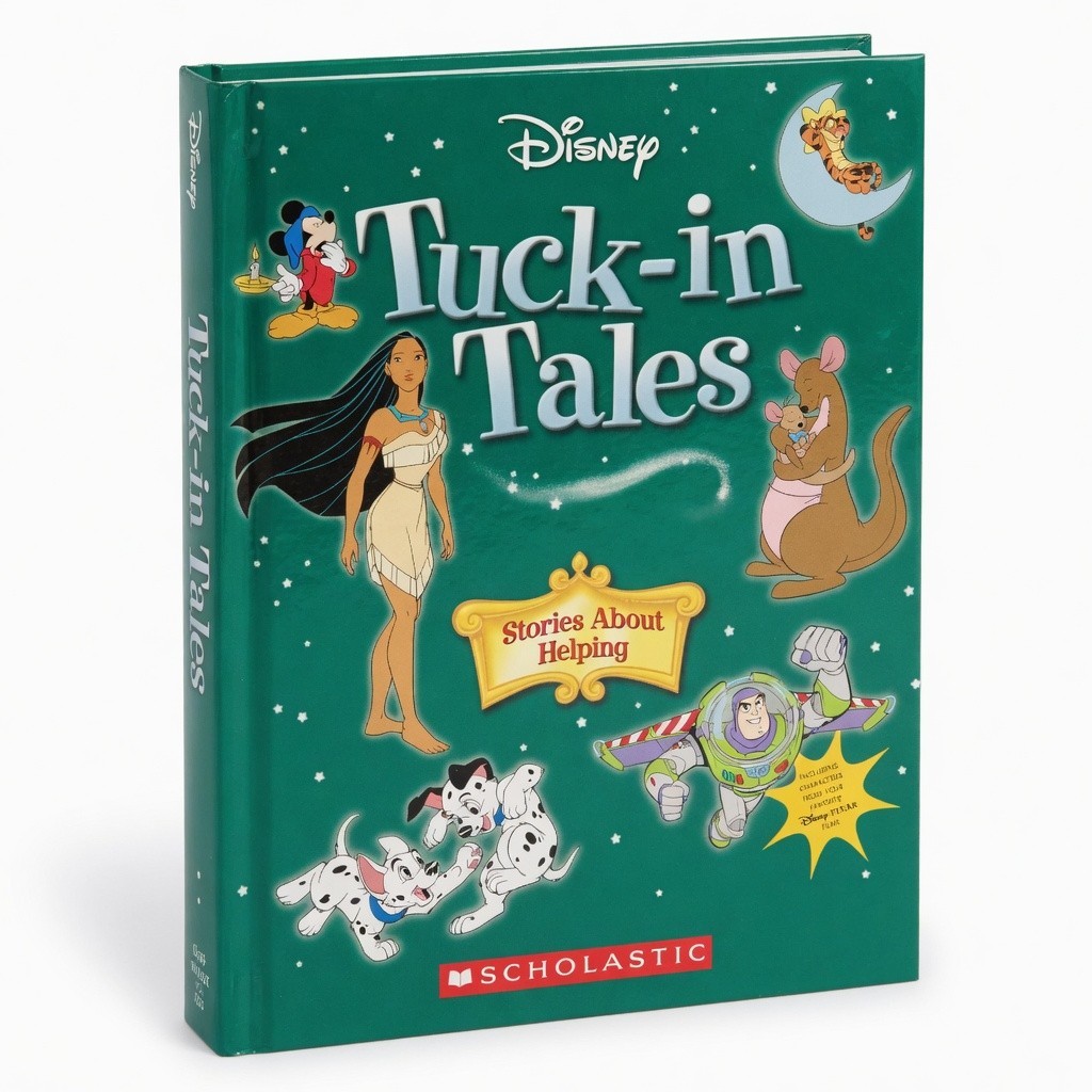 Disney Tuck-in Tales: Stories About Helping HC 2005, 1st Printing Scholastic