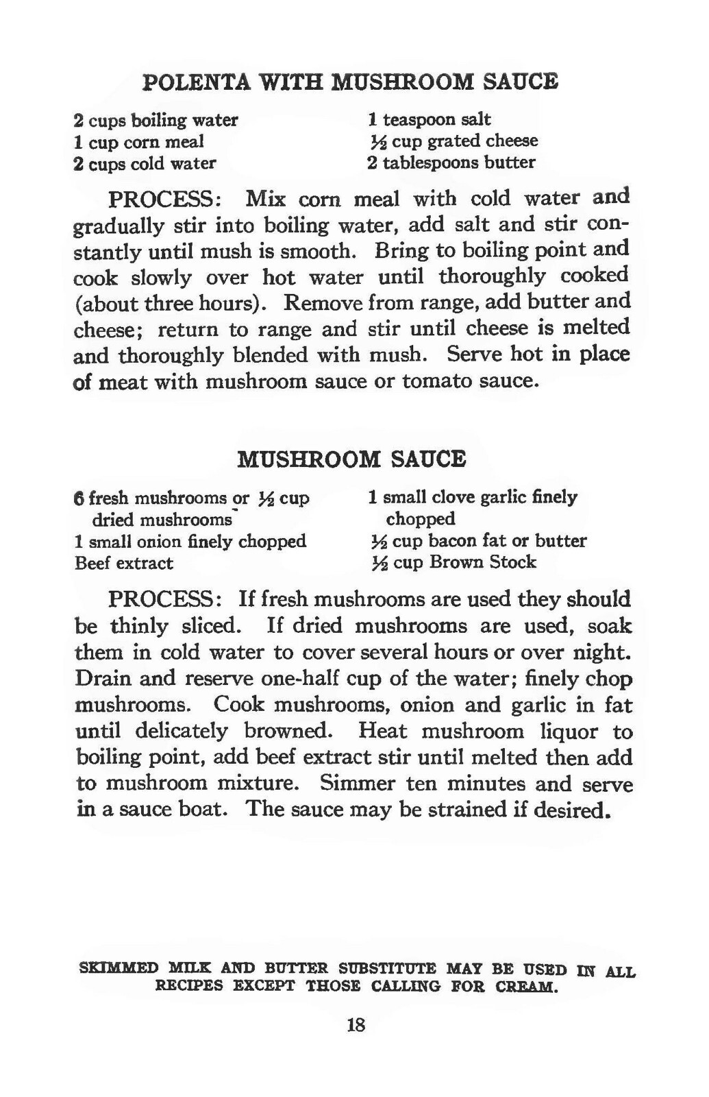 War Edition Corn Cook Book “1918” 126 Pages