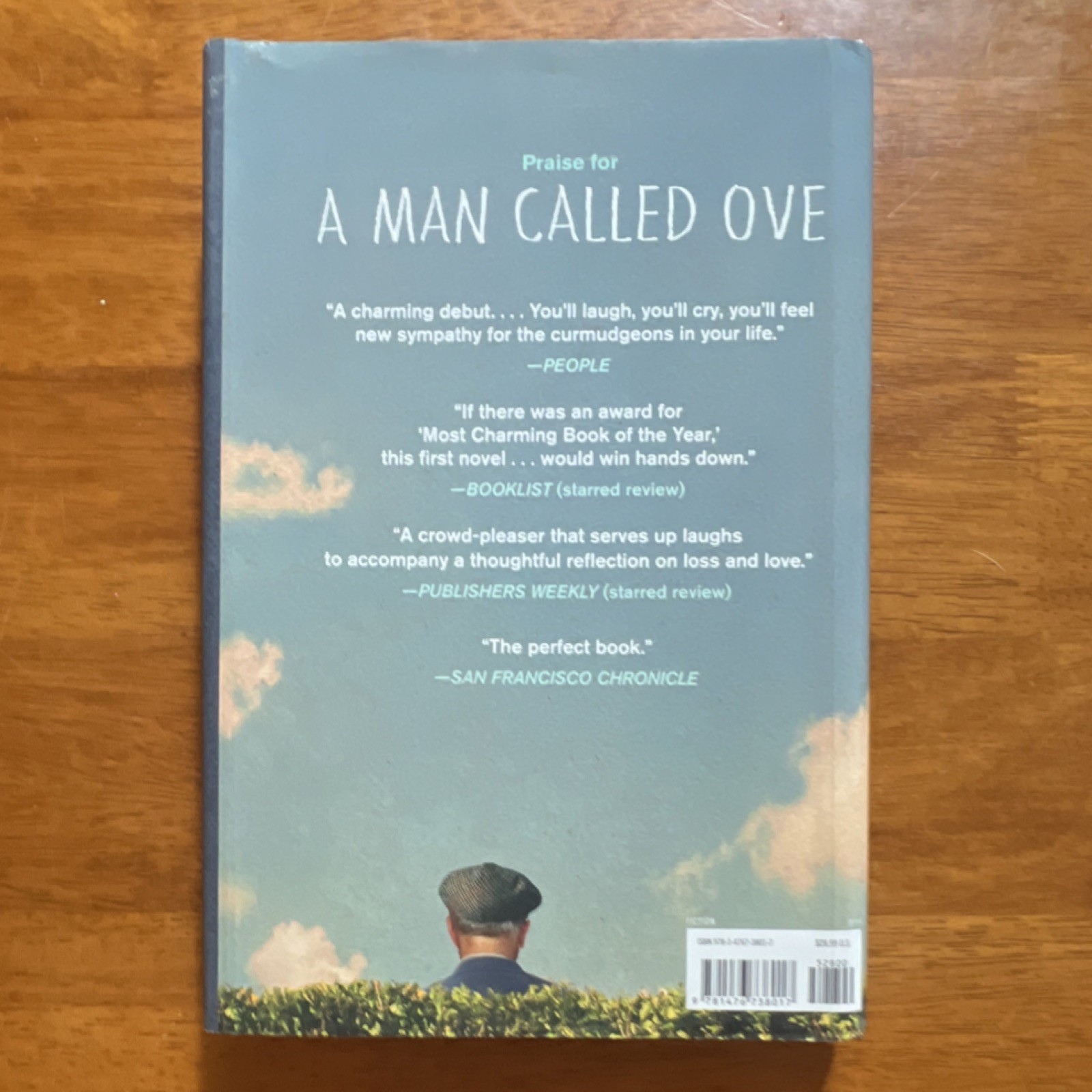Fredrik Backman A Man Called Ove Hardcover Fiction Novel Atria Books English