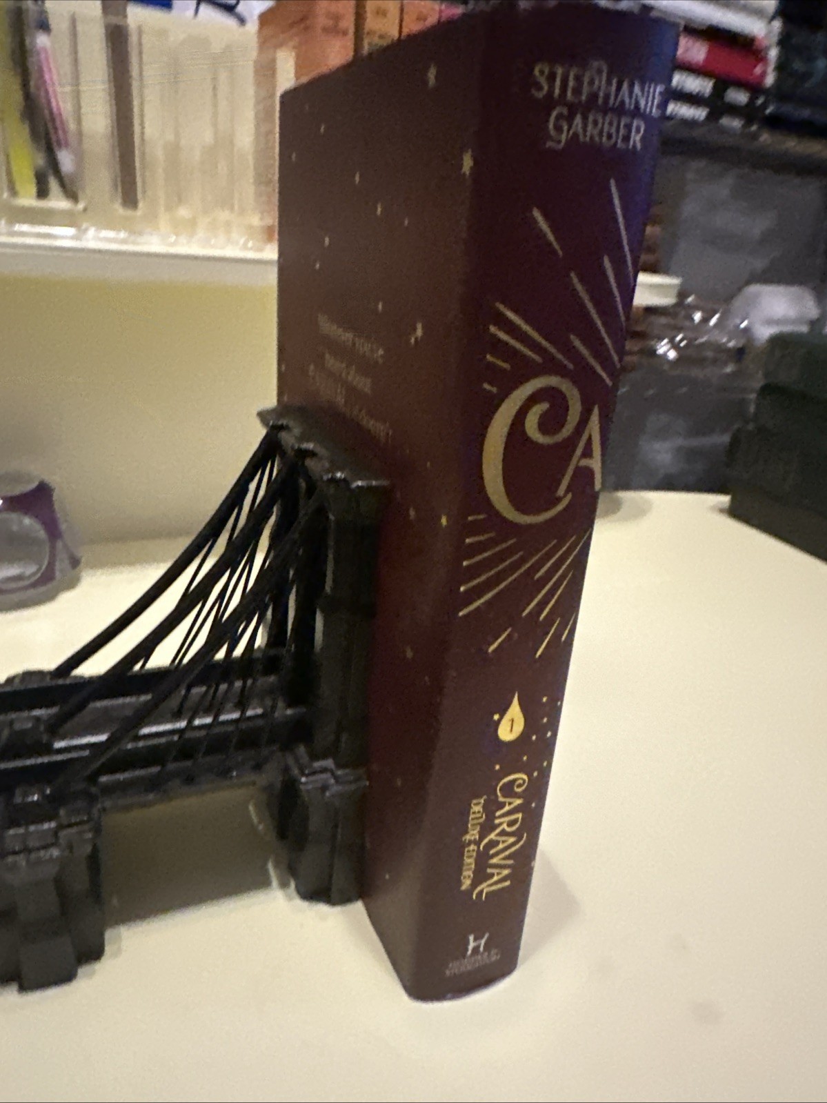 CARAVAL DELUXE EDITION STEPHANIE GARBER HC RARE COLLECTIBLE SIGNED BOOK C3