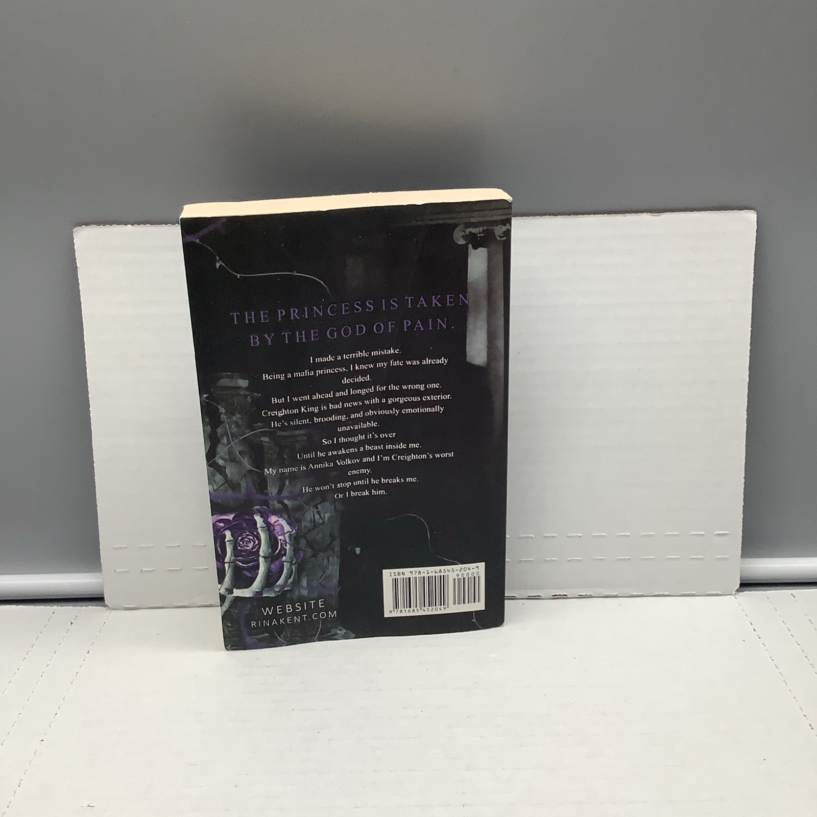 God of Pain (Legacy of Gods) By: Rina Kent – Paperback – GOOD Condition