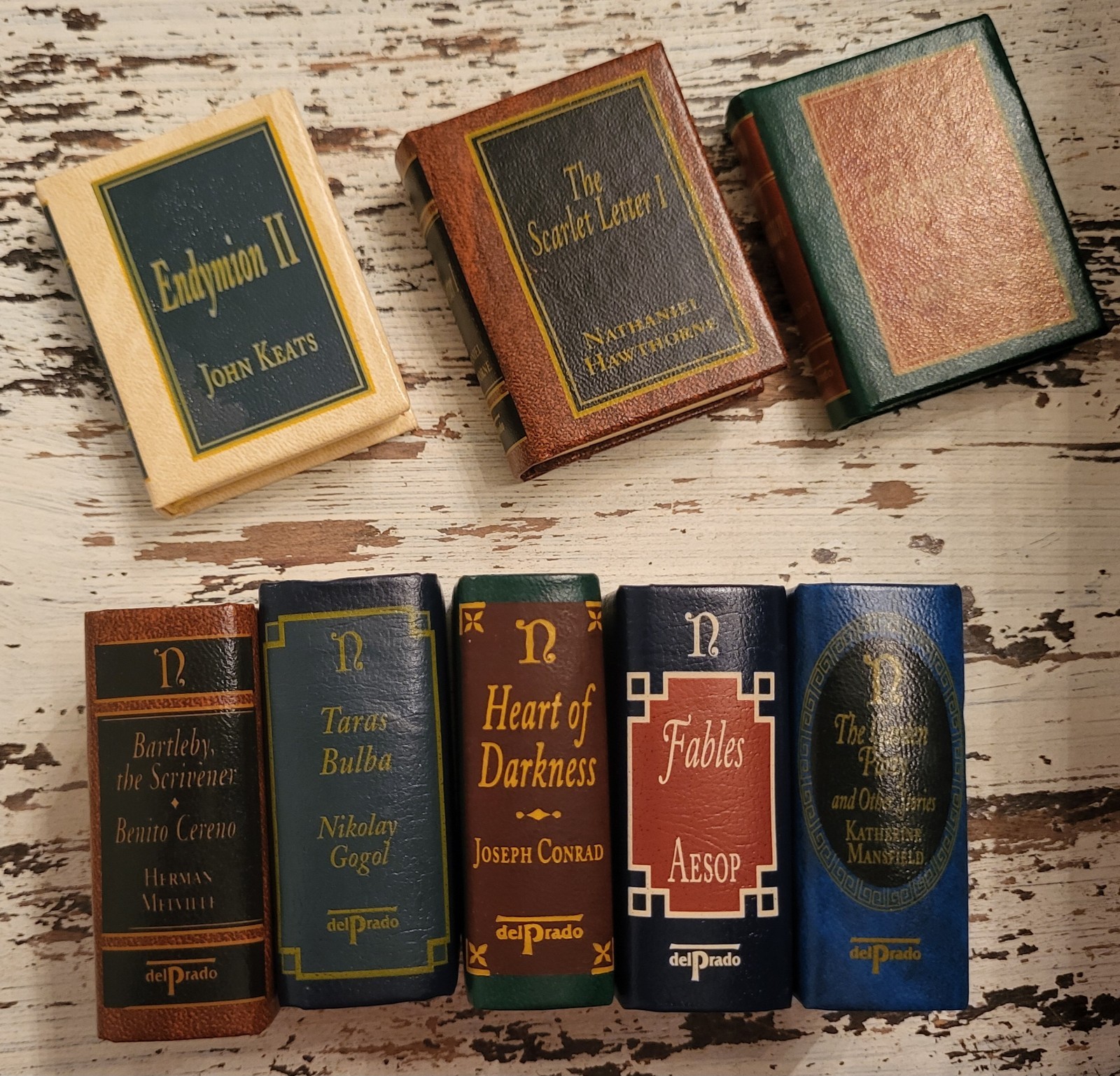 Del Prado Miniature Books Classics Library Your Choice Of Titles Leather Mini