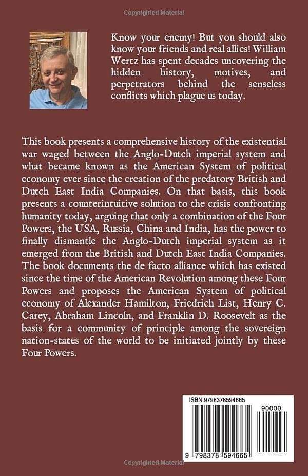 BEWARE The British East India Company!: Toward an Alliance Between the USA, Russ