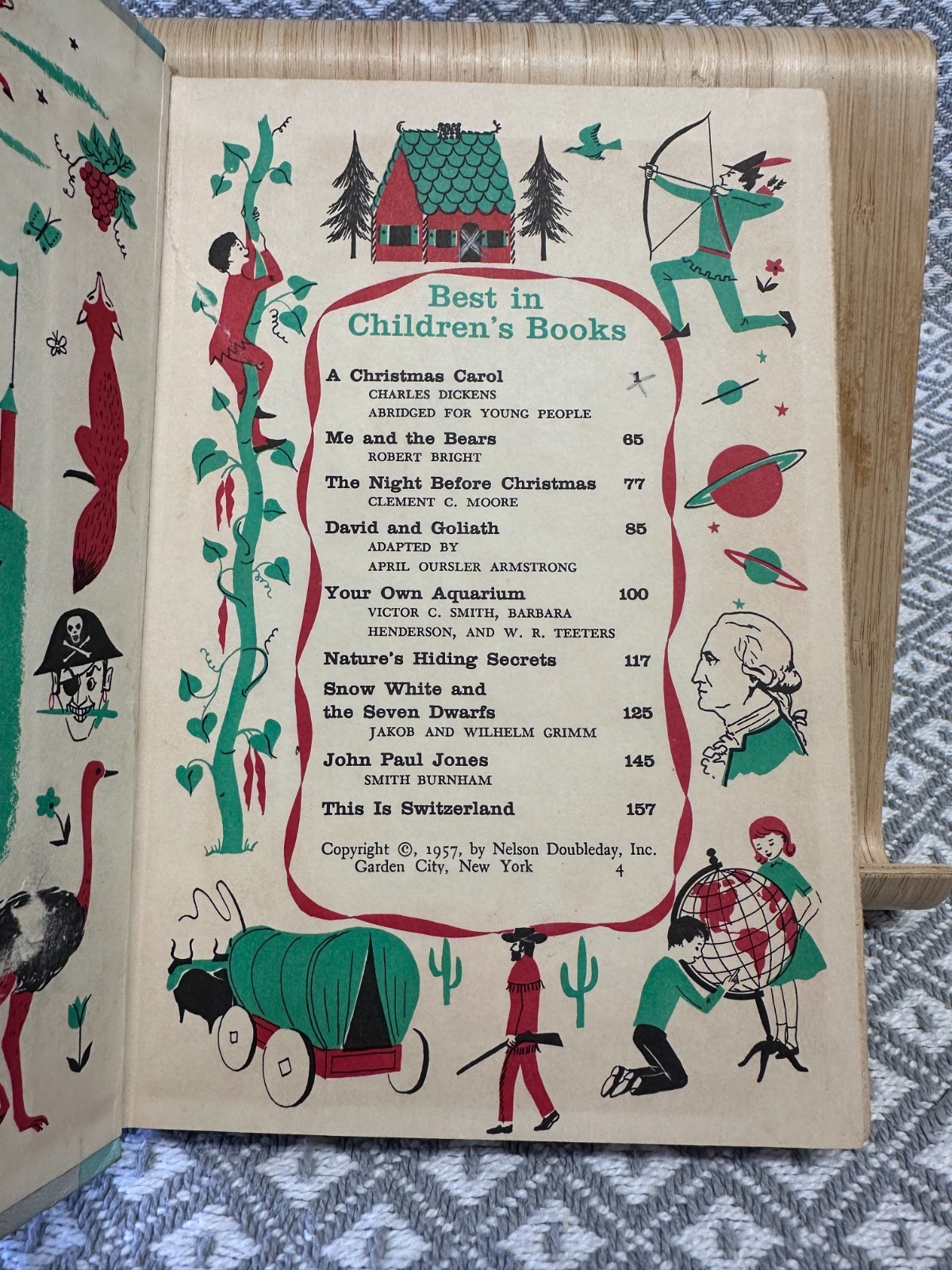 Entire Vintage*Lot-14 Best in Children’s Books-Nelson Doubleday 1950’s–1960’s
