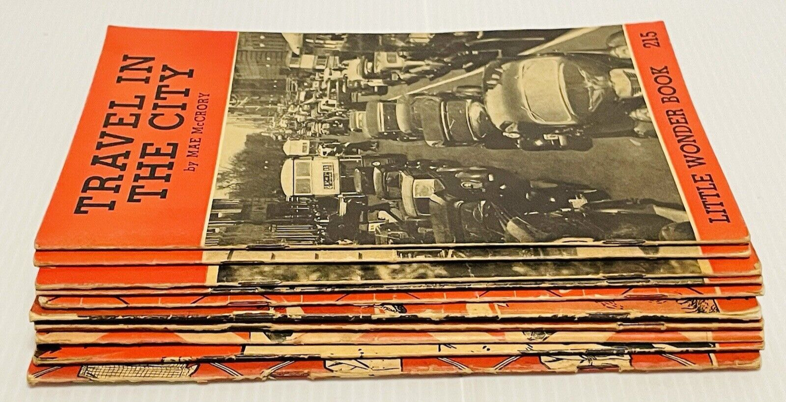 Little Wonder Book Lot of 10 in red covers little books from the 1940s pre-owned