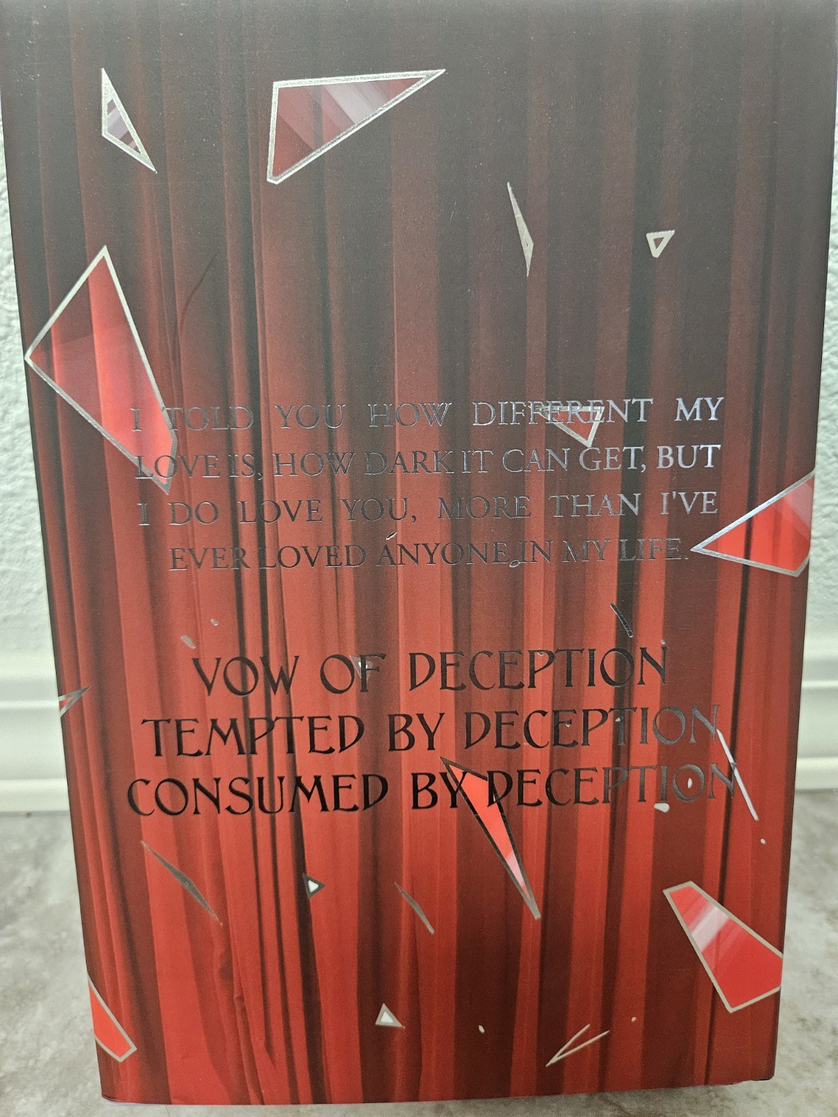 Rare Books For Days Crate Deception Trilogy Rina Kent Exclusive HC/Box – Red…