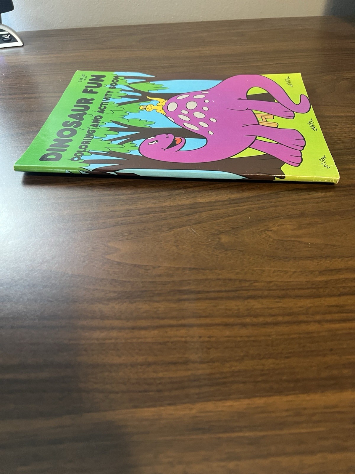 Dinosaur Fun Coloring and Activity Book 1987 Vintage Like New