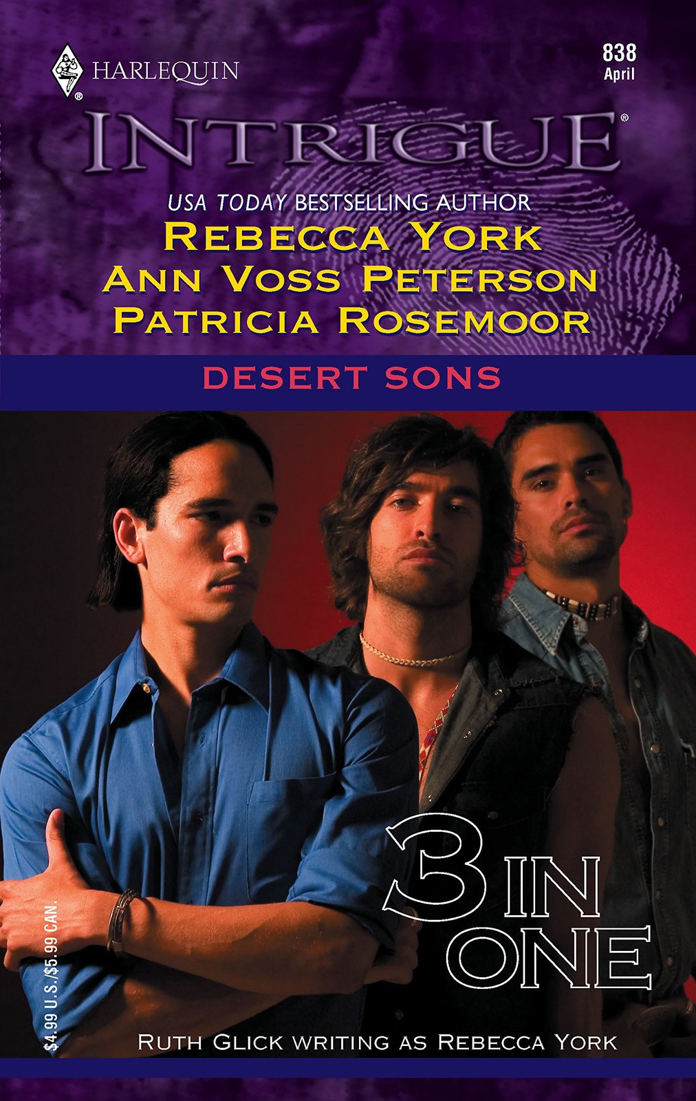 Desert Sons (Harlequin Intrigue Series, 838)